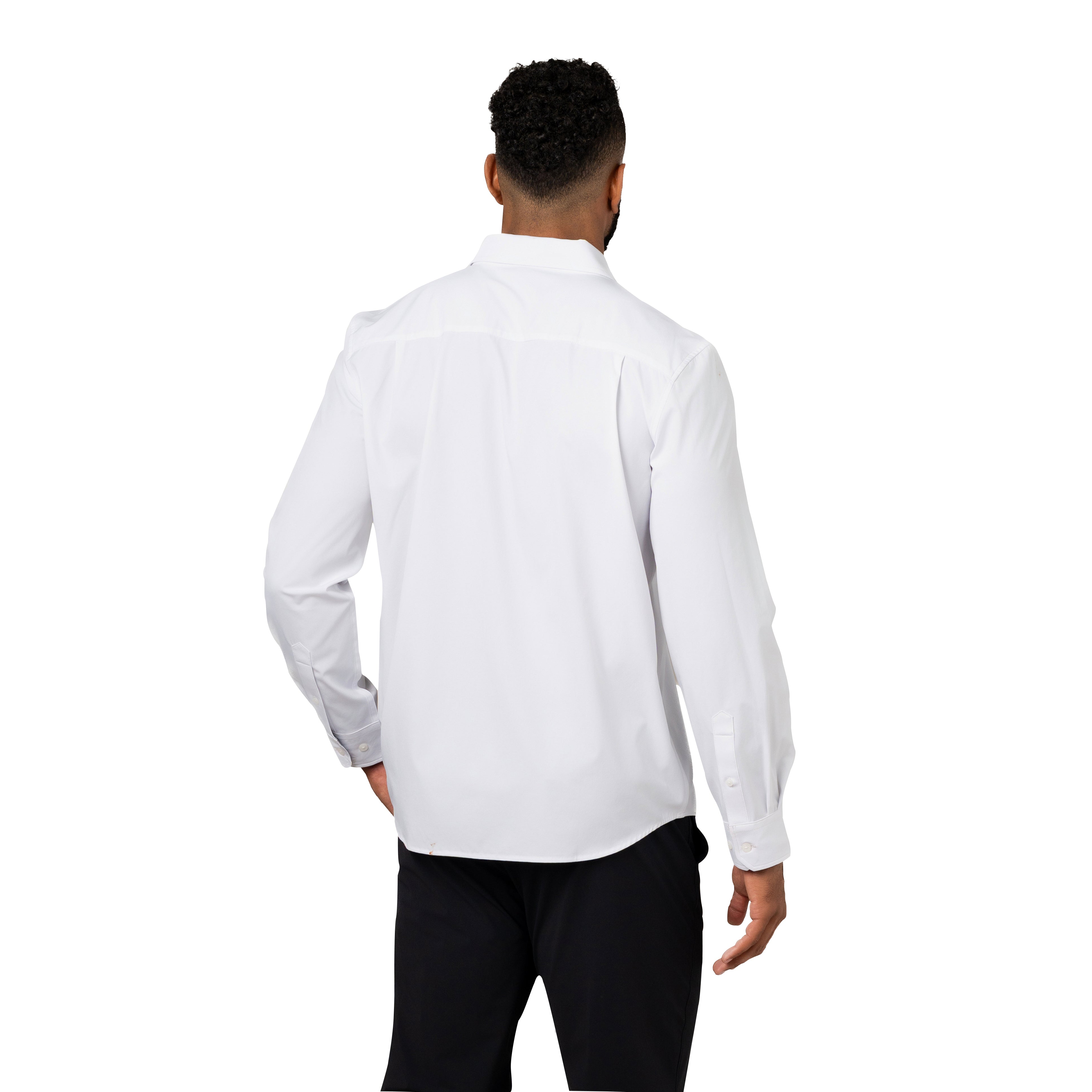 Men's Influencer 4-Way Stretch Solid Woven Shirt – Storm Creek