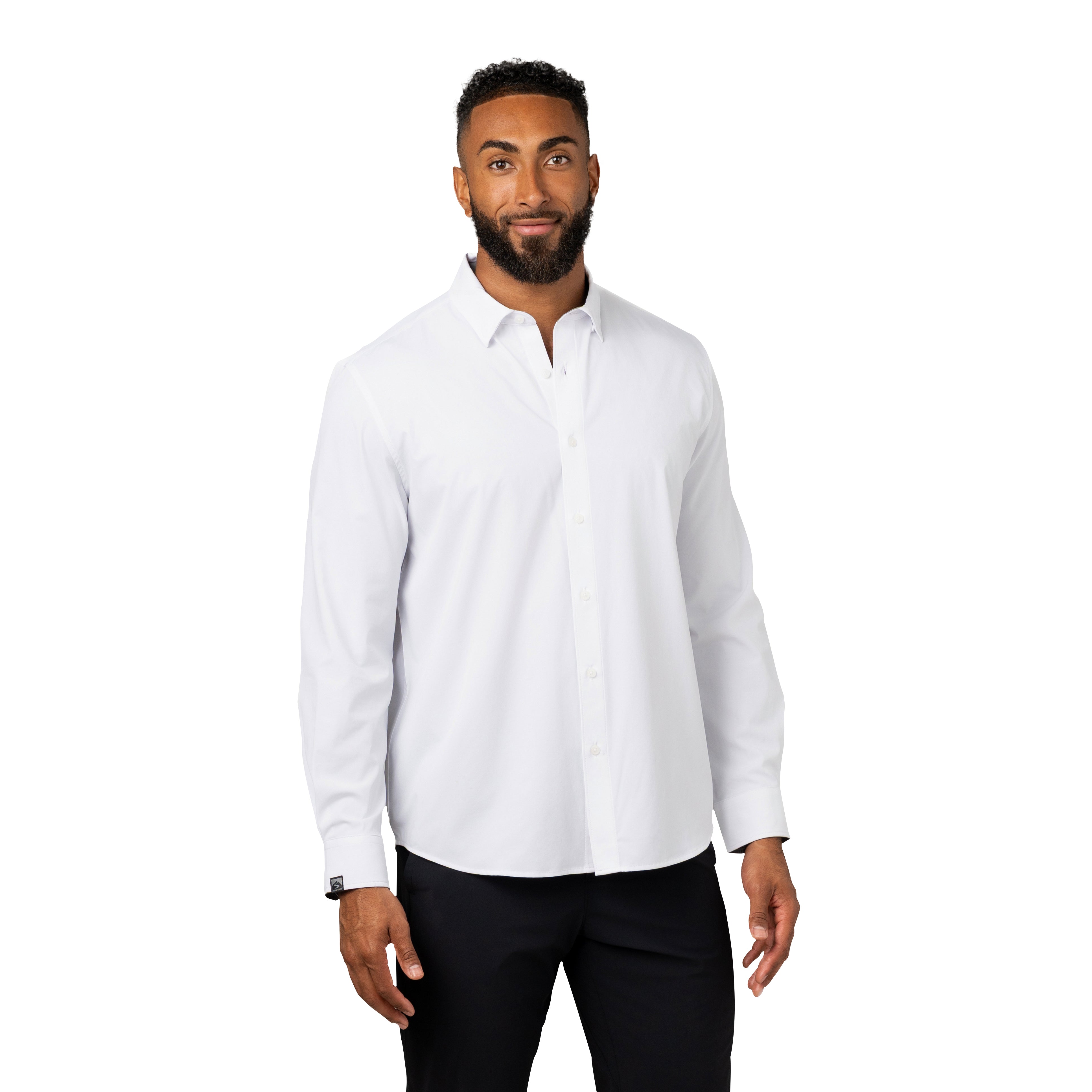 Men's Influencer 4-Way Stretch Solid Woven Shirt – Storm Creek
