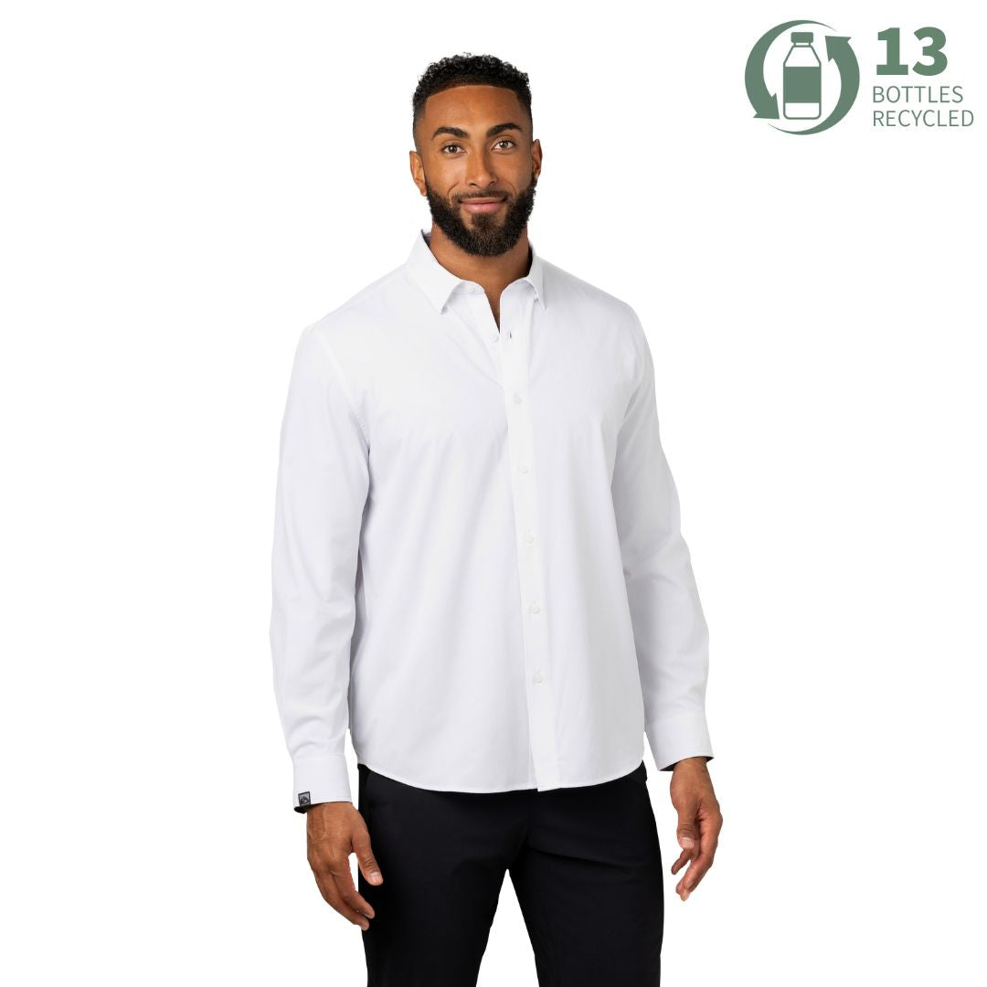 Men's Influencer 4-Way Stretch Solid Woven Shirt – Storm Creek