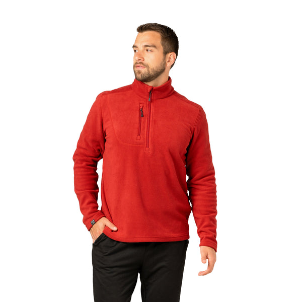 Men's Fireside Fleece Microfleece Quarter Zip