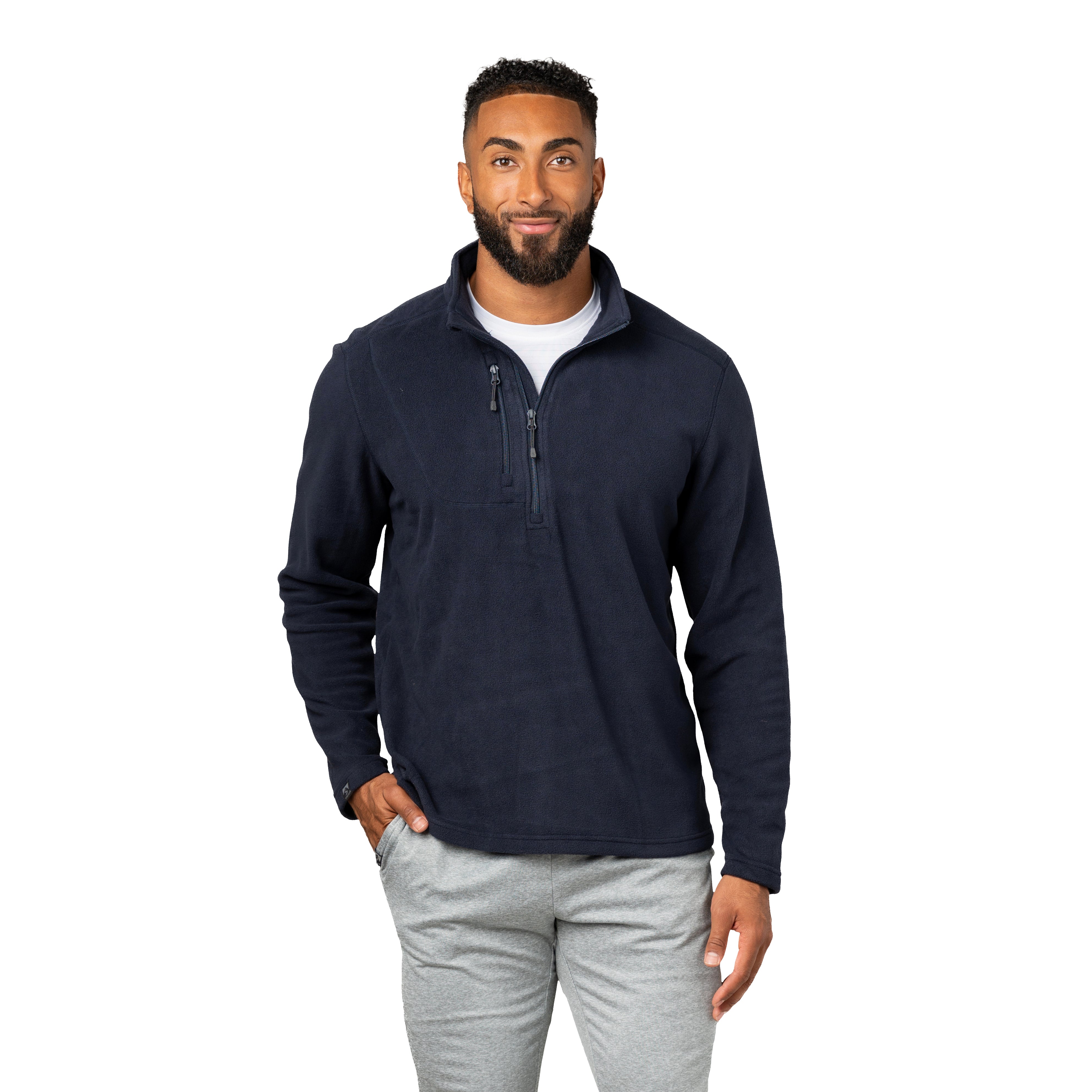 Men's Fireside Fleece Microfleece Quarter Zip – Storm Creek