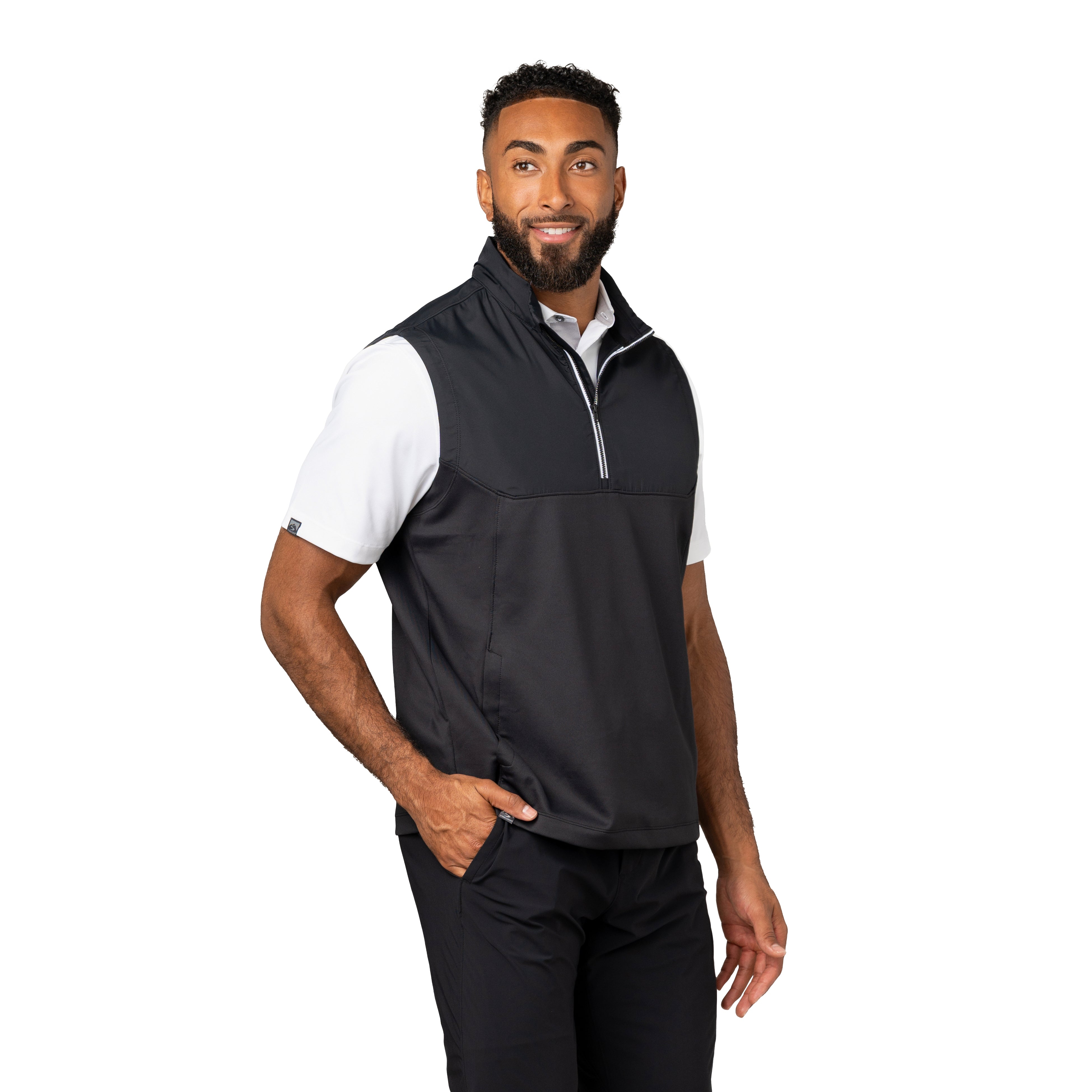 Men's Tiebreaker II Interlock Half Zip Vest – Storm Creek