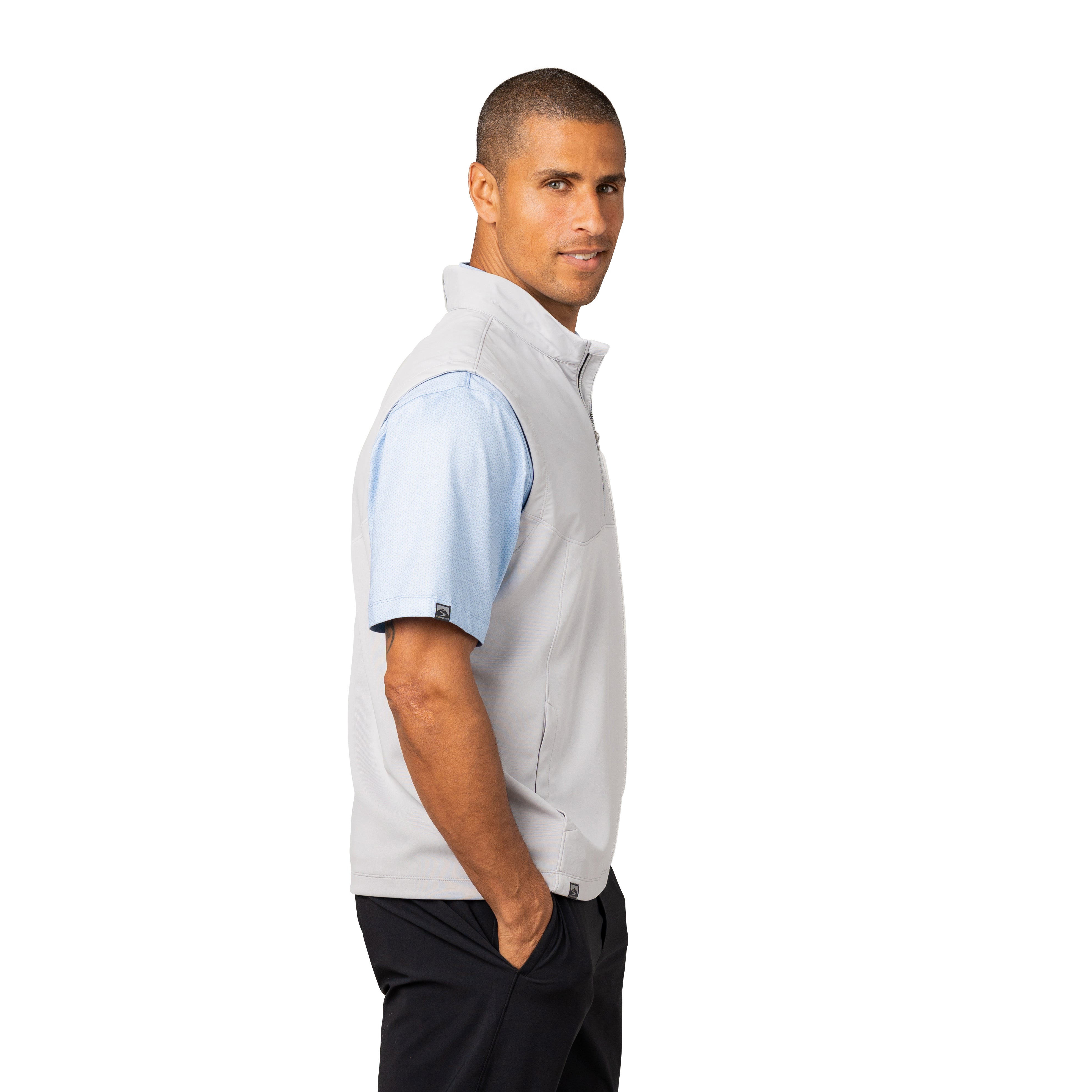 Men's Tiebreaker II Interlock Half Zip Vest – Storm Creek