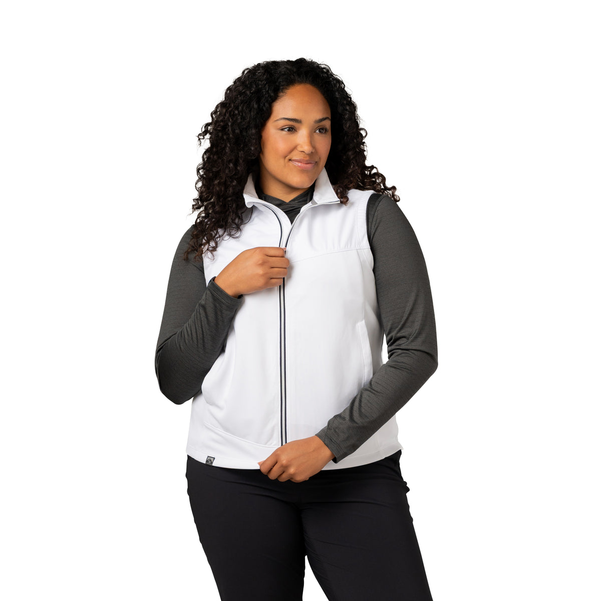 Veste zippée SWIX Surmount Stormfleece Noir/Gris Femme Veste zippée SWIX Surmount Stormfleece Noir/Gris Femme