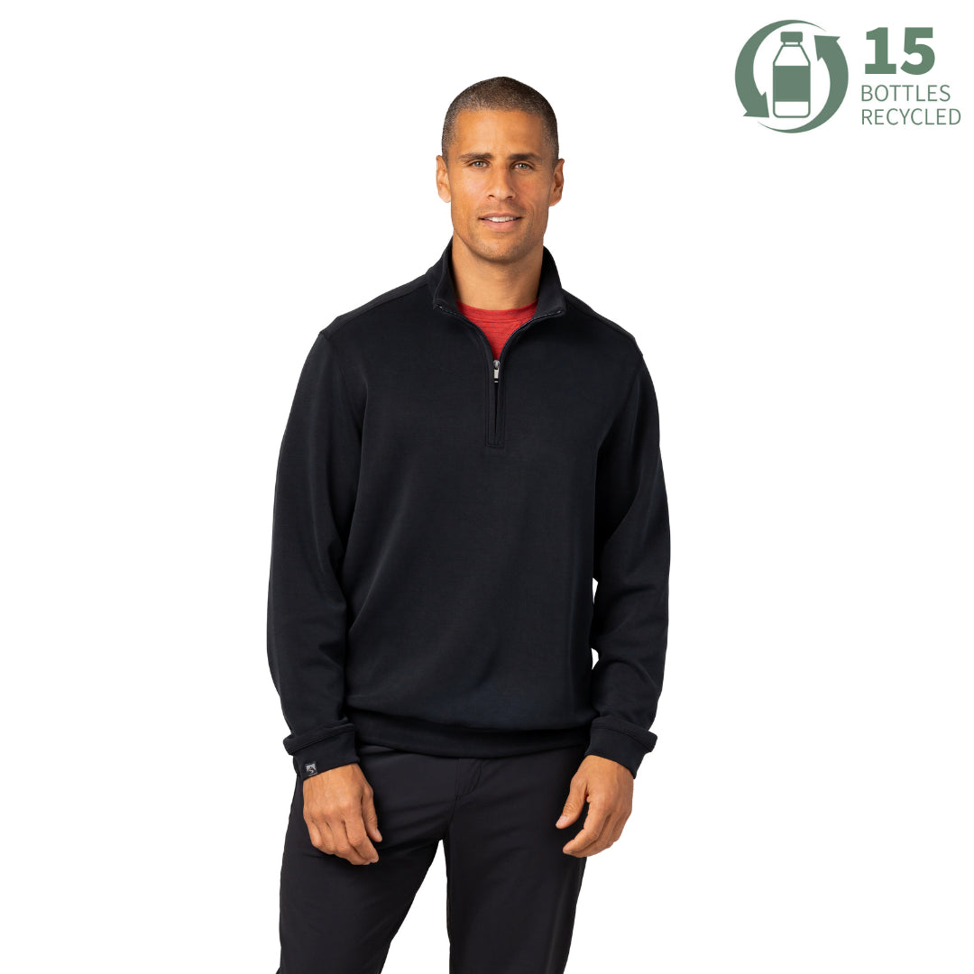 Men's Comfort Zone Super Soft Modal Blend Quarter Zip – Storm