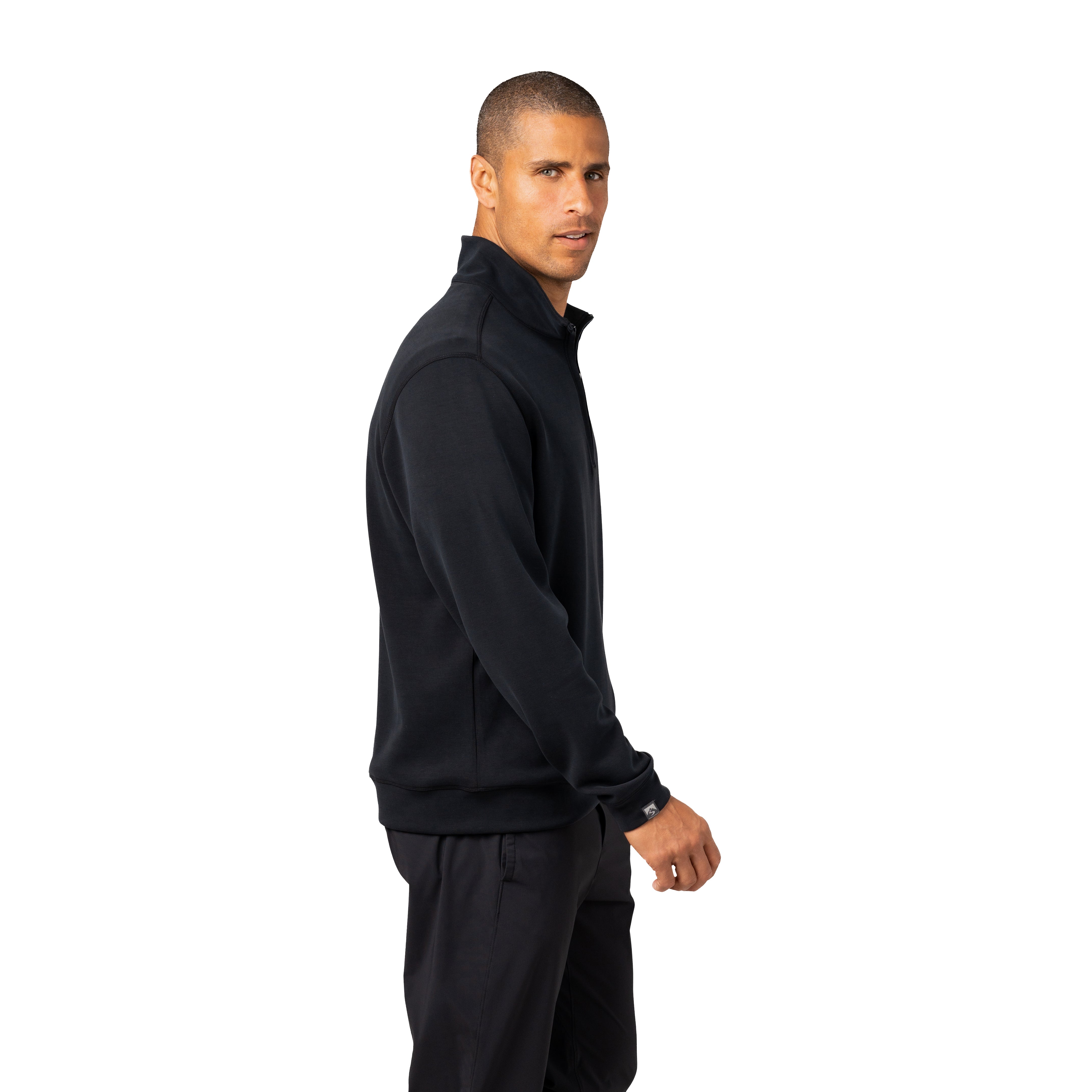 Men's Comfort Zone Super Soft Modal Blend Quarter Zip – Storm