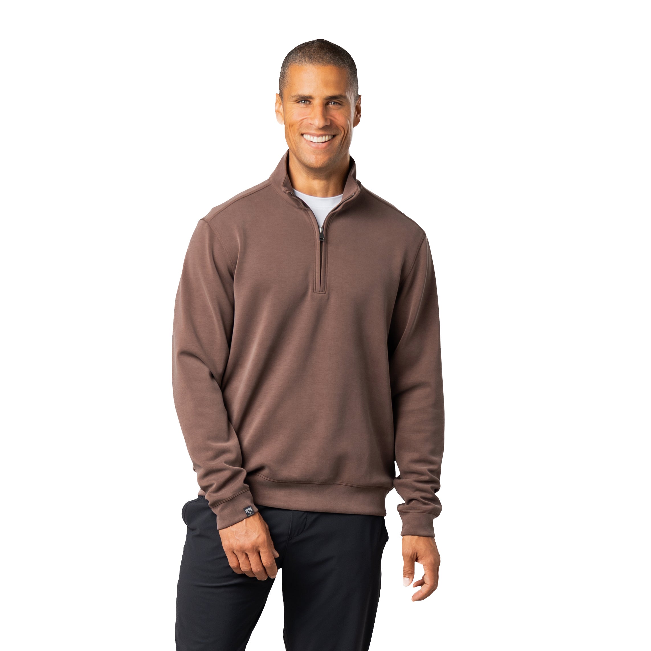 Men's Comfort Zone Super Soft Modal Blend Quarter Zip – Storm