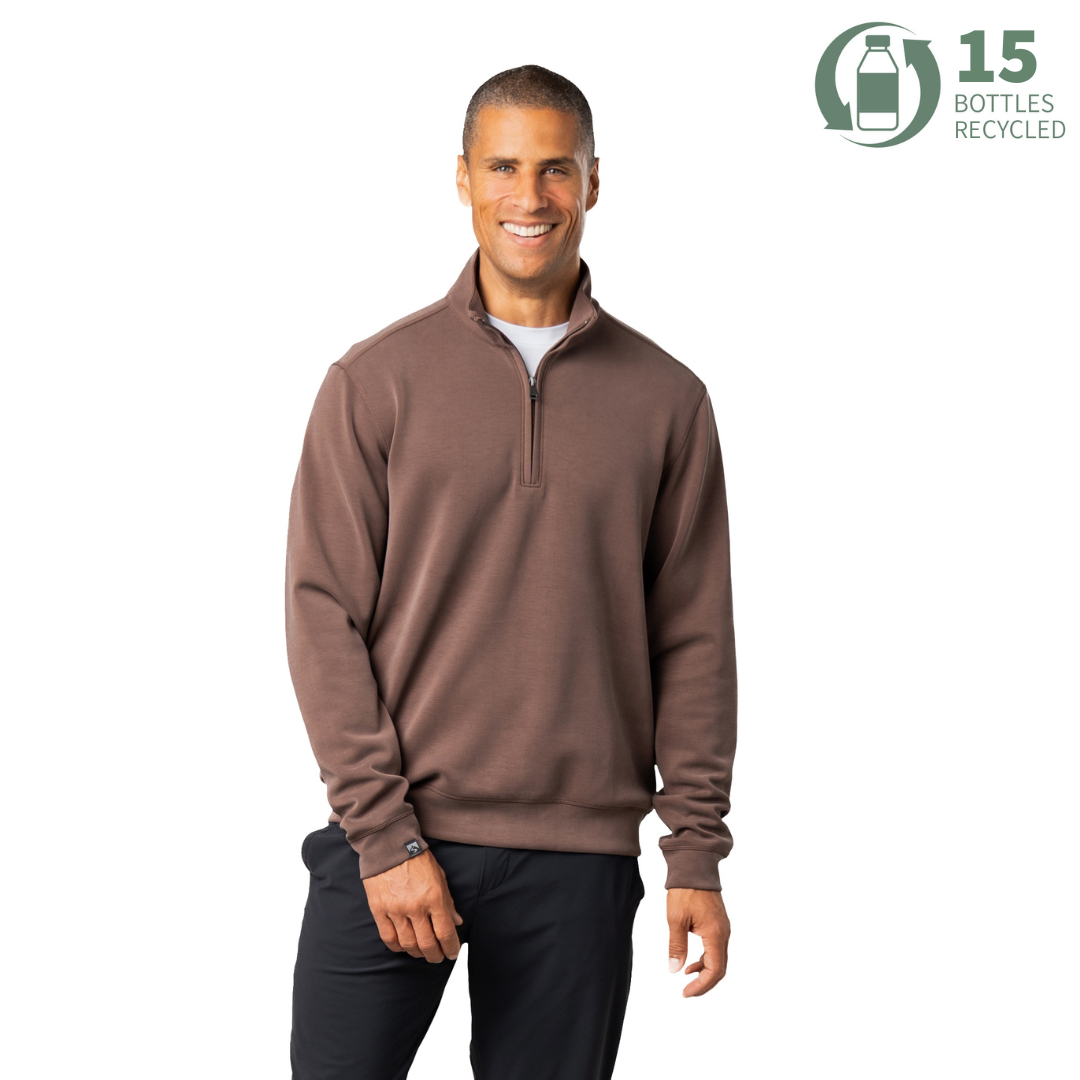 Men's Comfort Zone Super Soft Modal Blend Quarter Zip – Storm