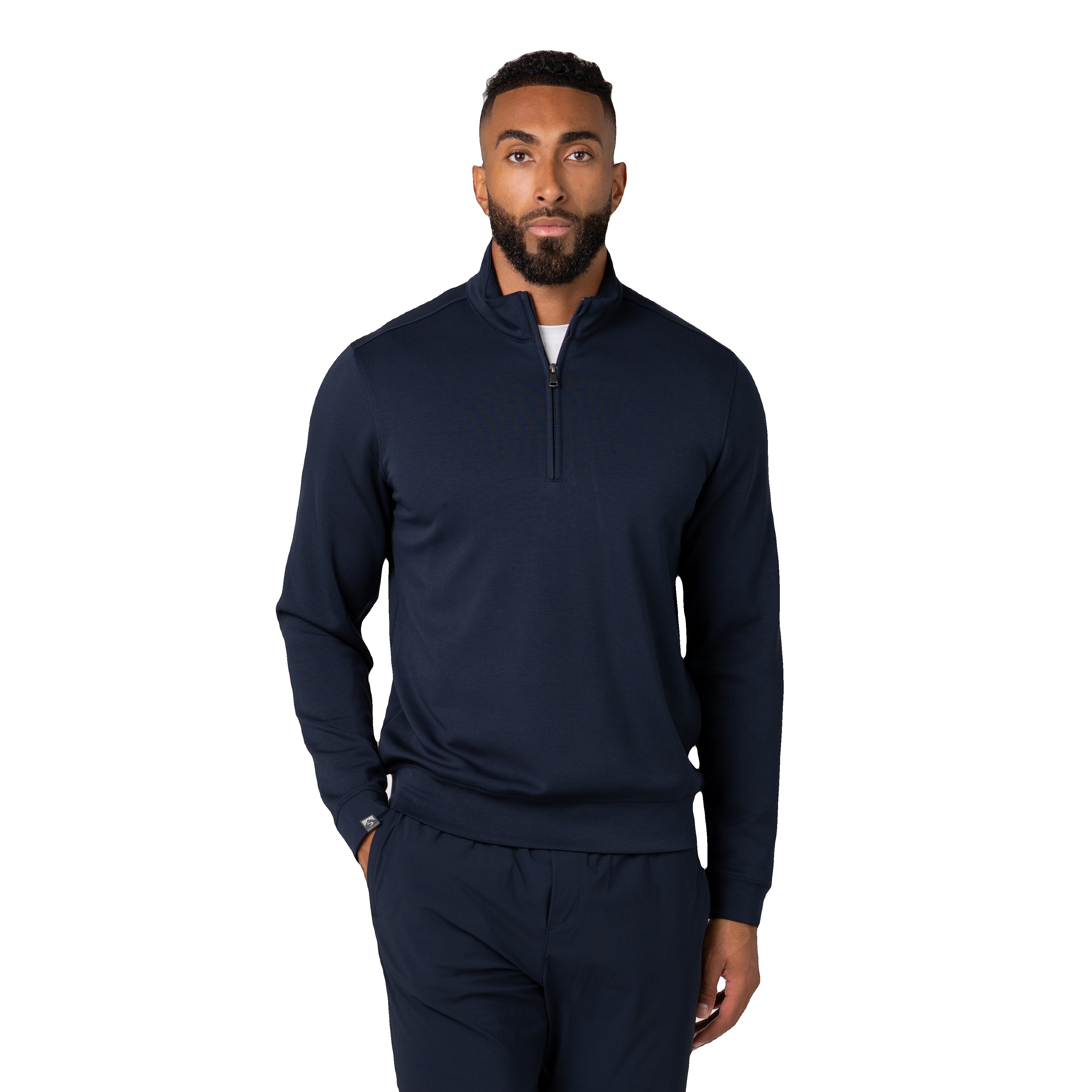 Men's Comfort Zone Super Soft Modal Blend Quarter Zip – Storm
