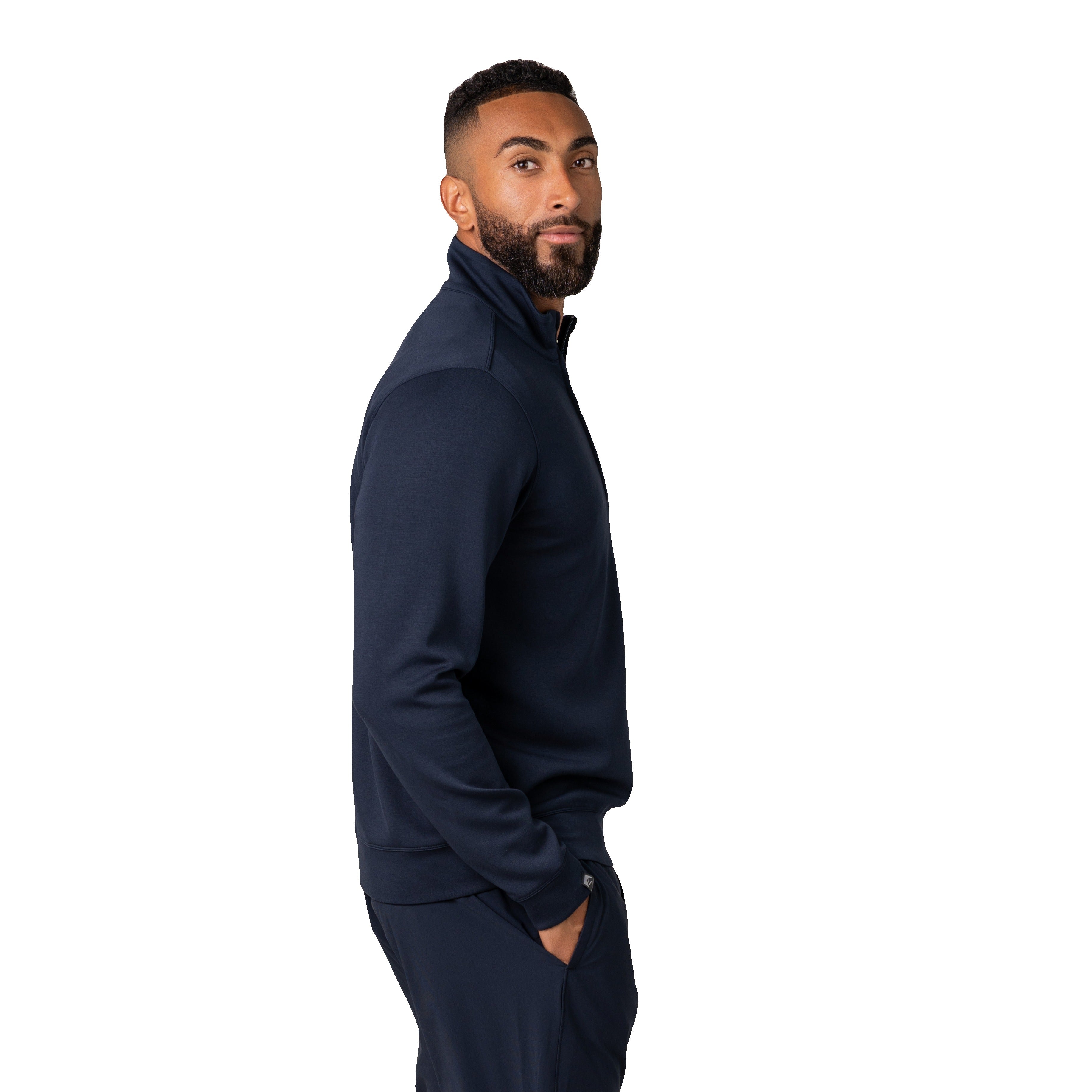 Men's Comfort Zone Super Soft Modal Blend Quarter Zip – Storm