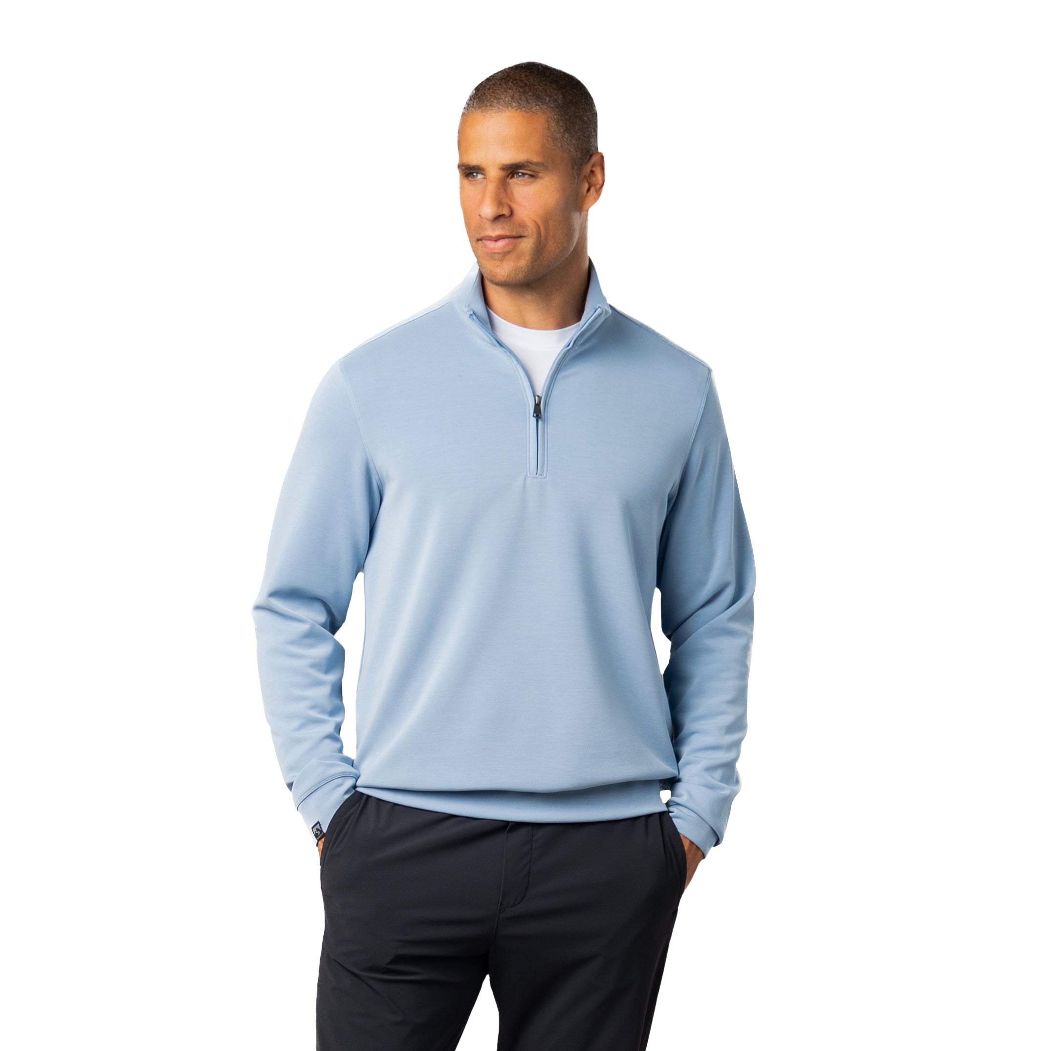 Men's Comfort Zone Super Soft Modal Blend Quarter Zip – Storm