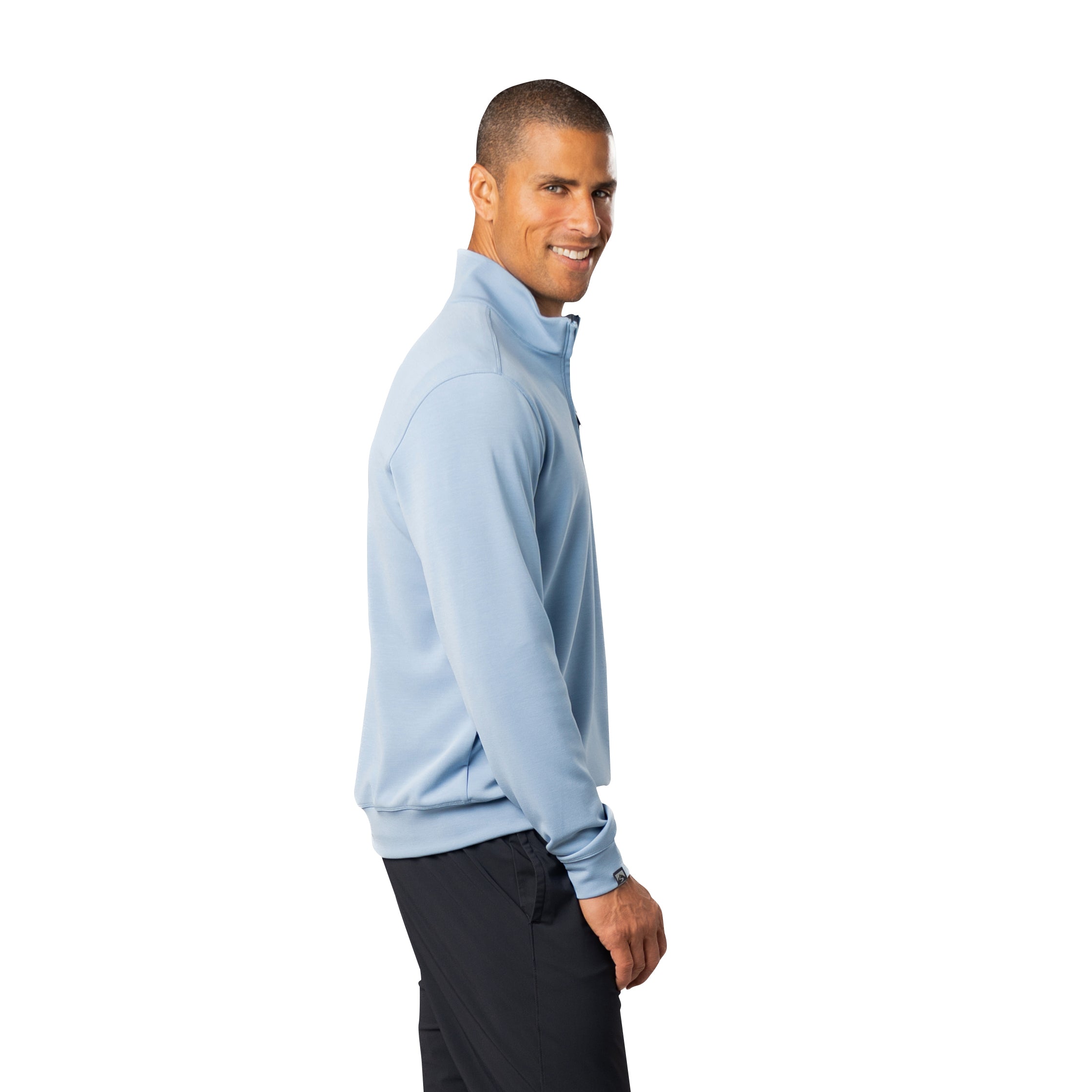 Men's Comfort Zone Super Soft Modal Blend Quarter Zip – Storm