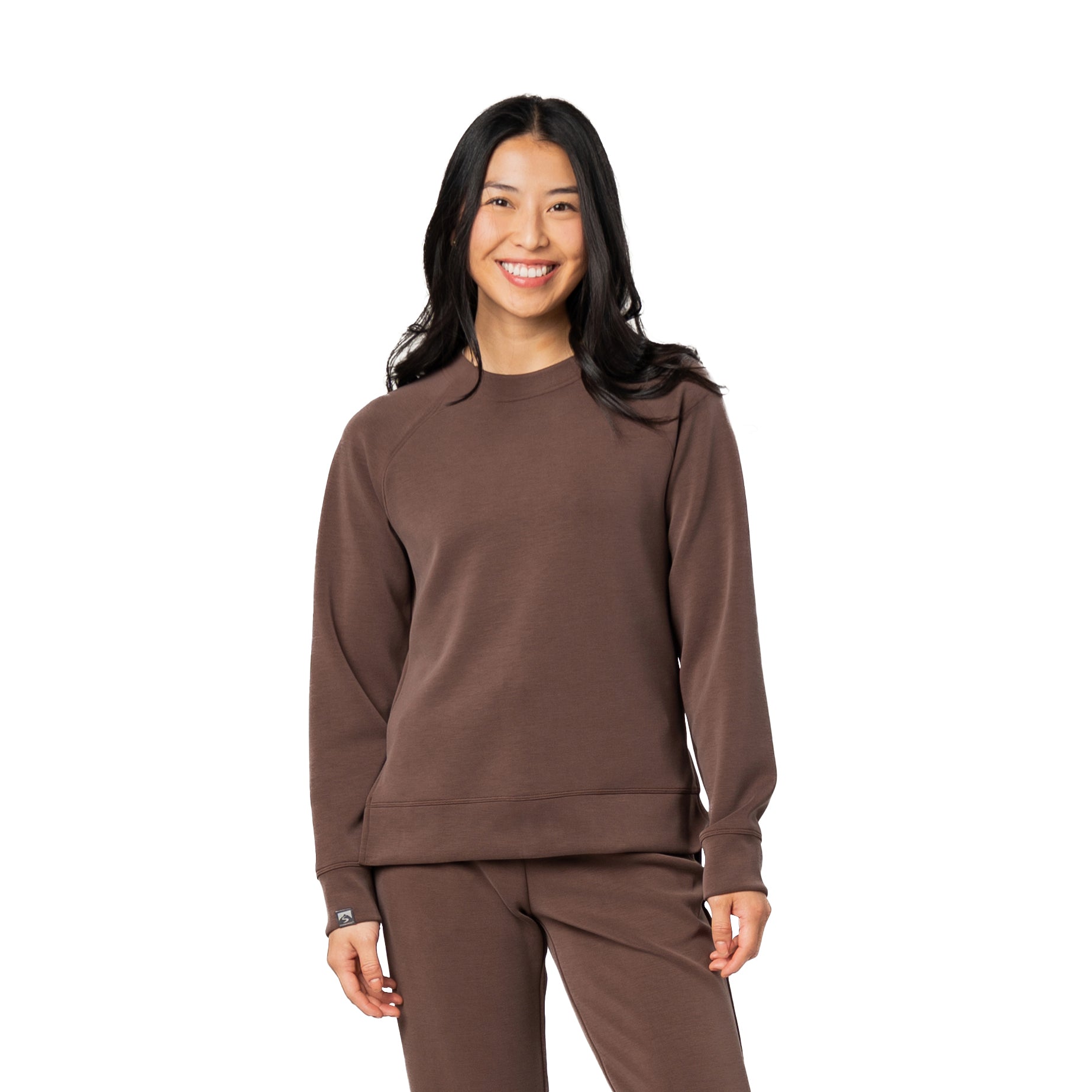 Women's Comfort Zone Super Soft Modal Blend Crew Neck – Storm