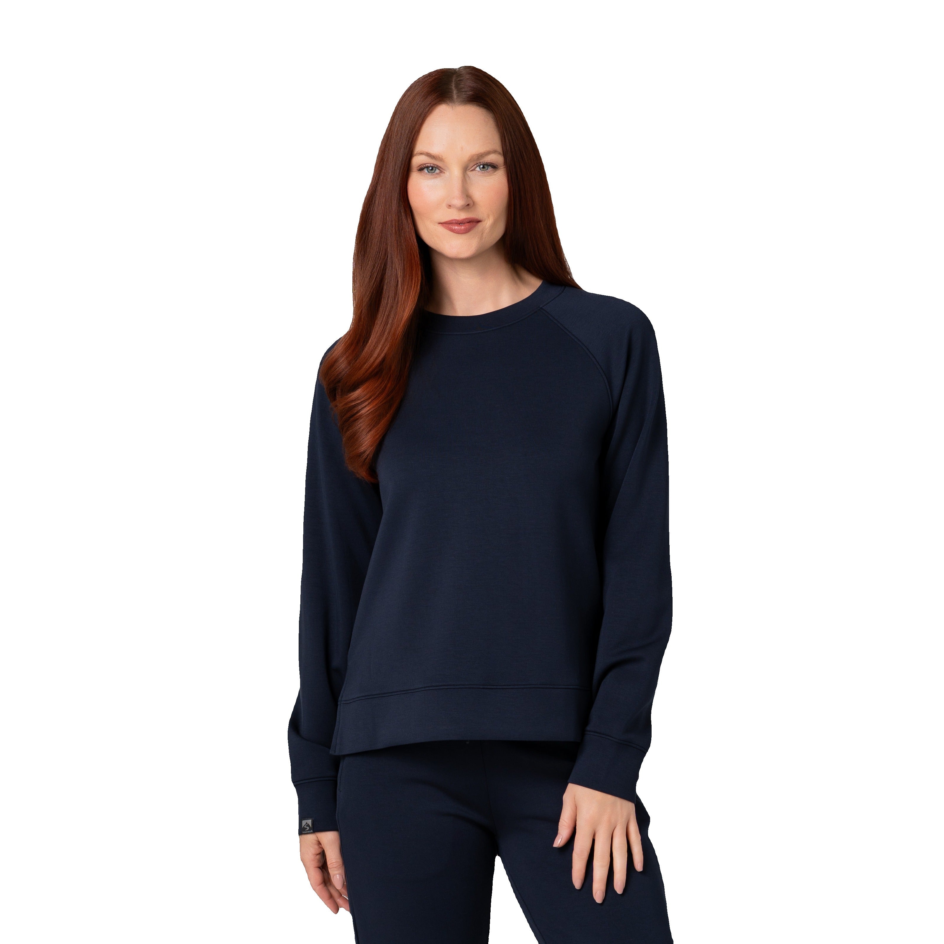 Women's Comfort Zone Super Soft Modal Blend Crew Neck – Storm