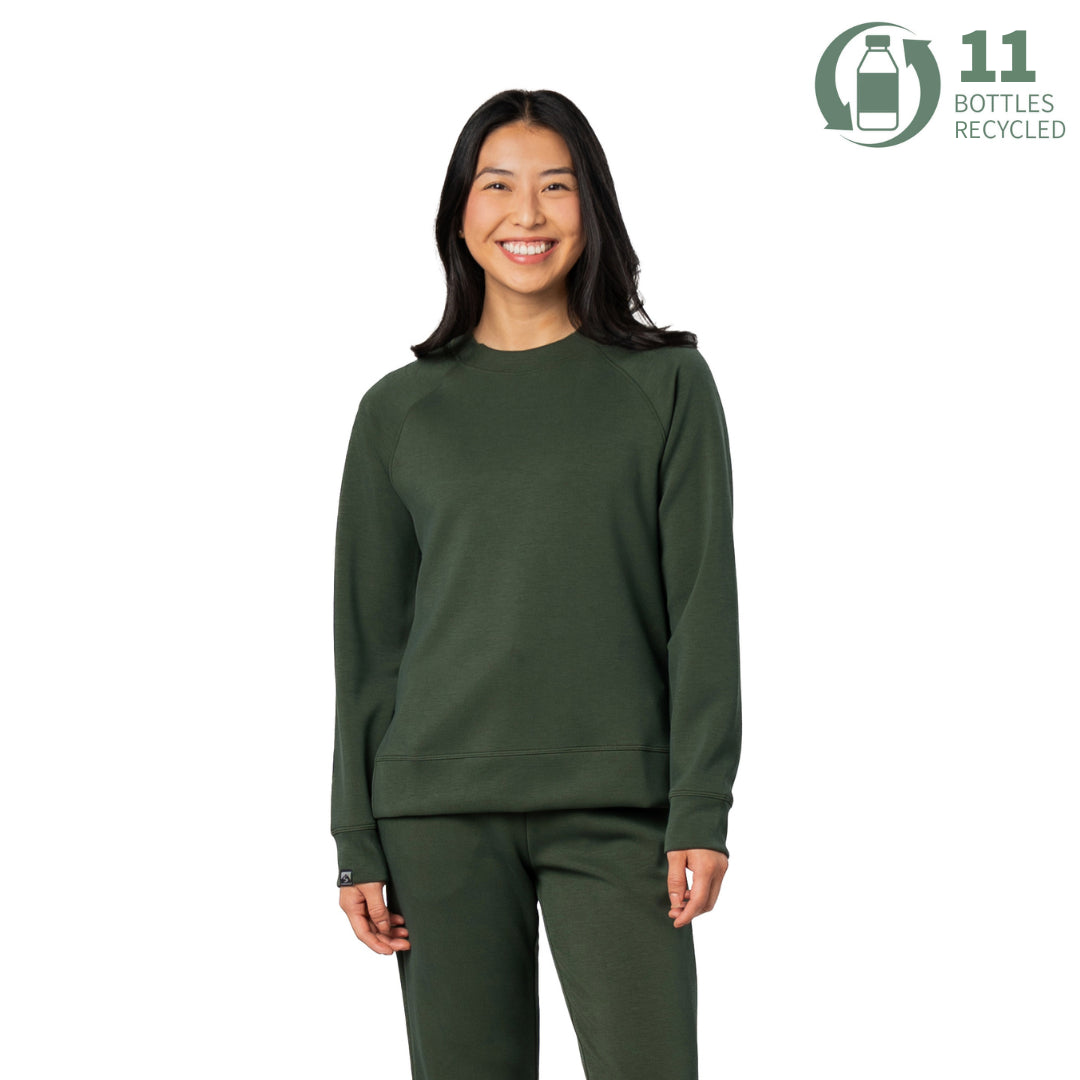 Women's Comfort Zone Super Soft Modal Blend Crew Neck – Storm