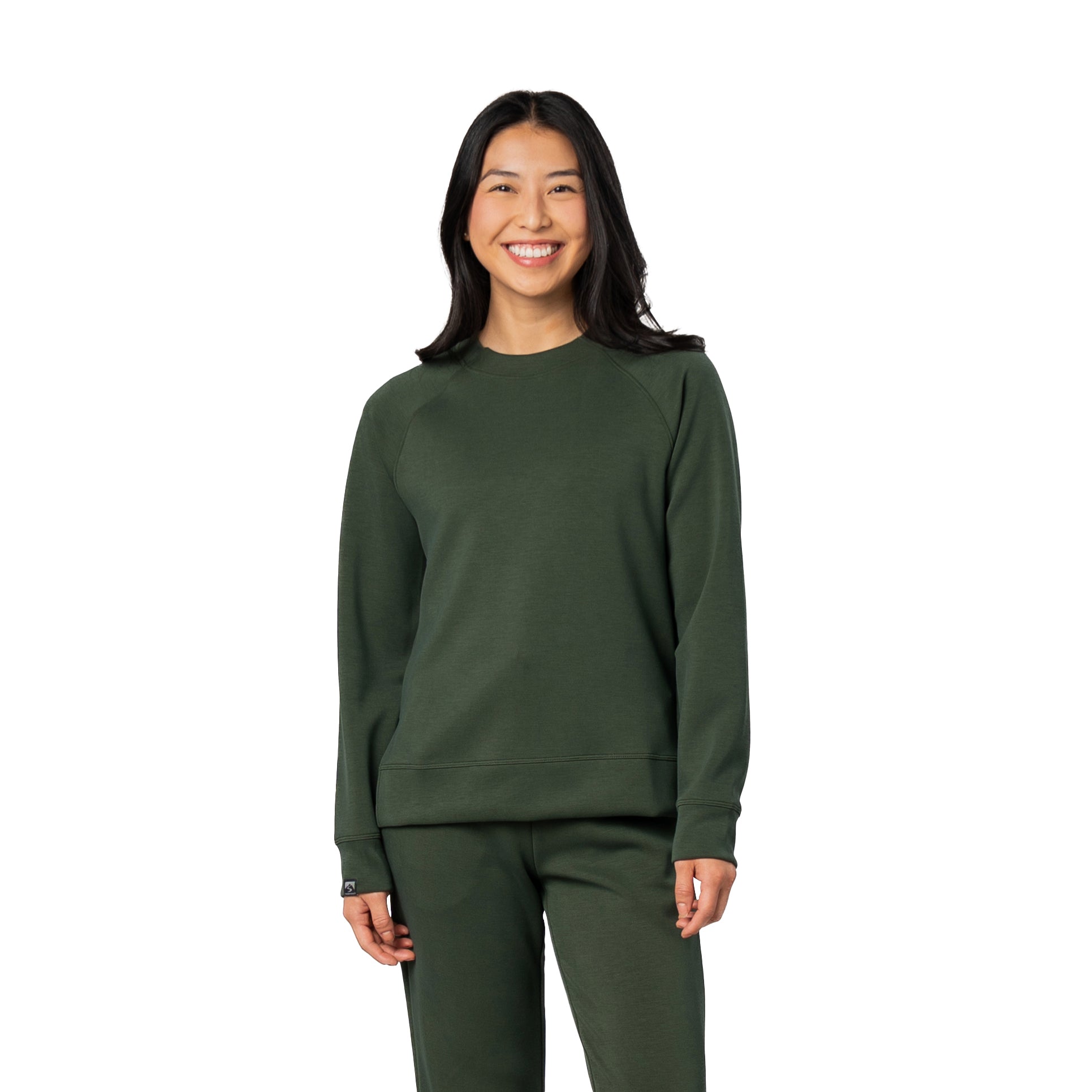 Women's Comfort Zone Super Soft Modal Blend Crew Neck – Storm