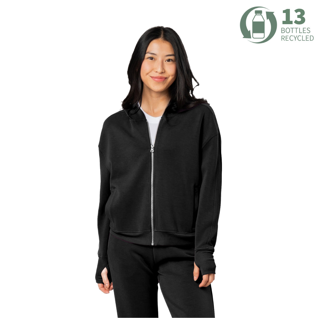 Women's Comfort Zone Super Soft Modal Blend Full Zip Hoodie