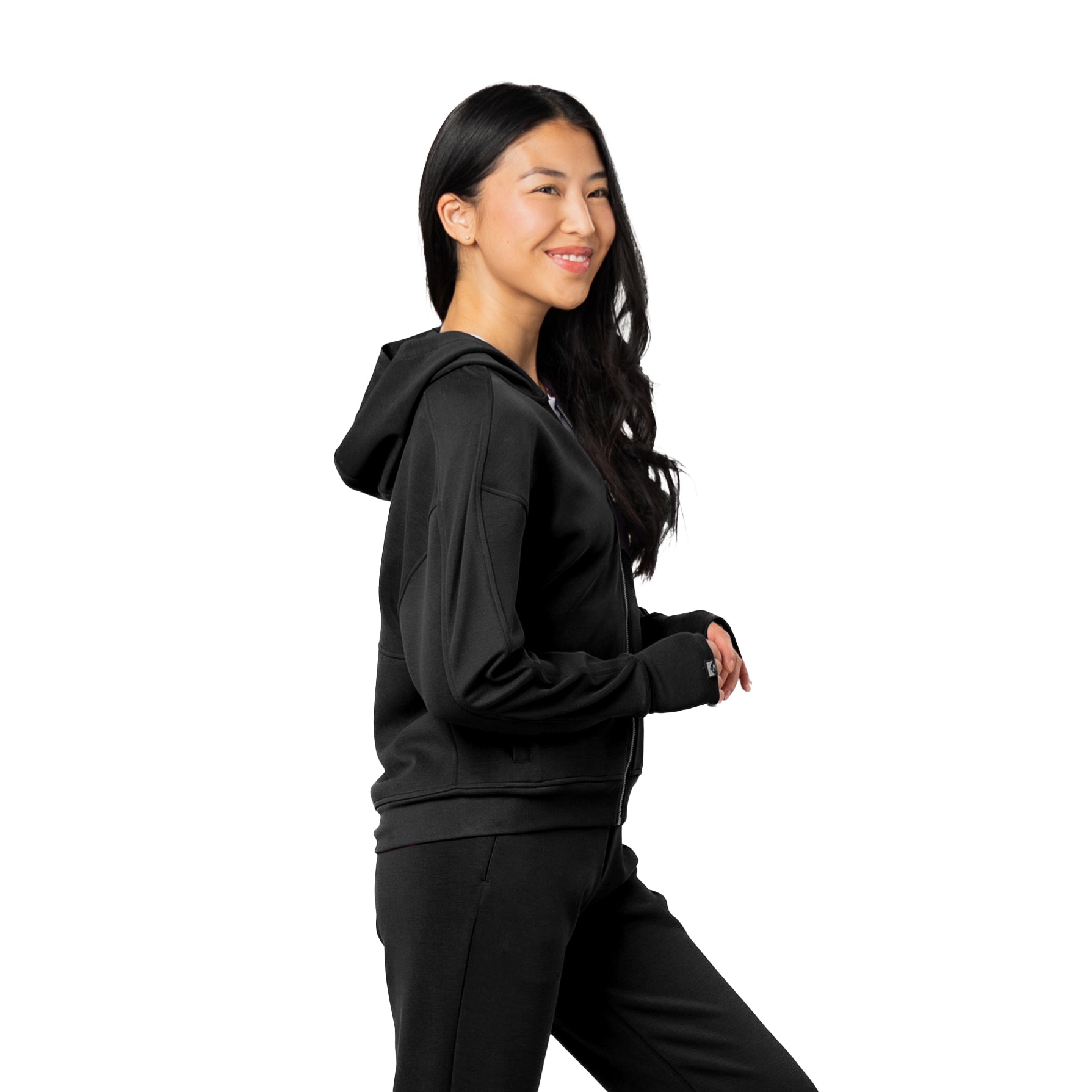 Women's Comfort Zone Super Soft Modal Blend Full Zip Hoodie