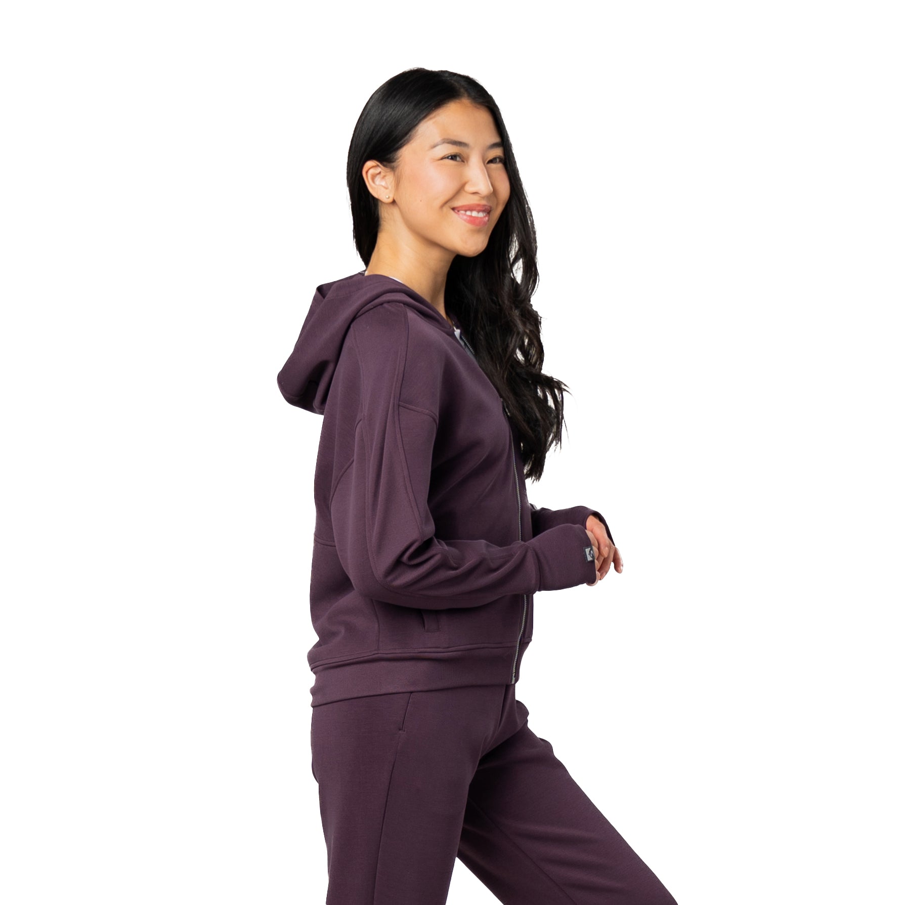 Women's Comfort Zone Super Soft Modal Blend Full Zip Hoodie