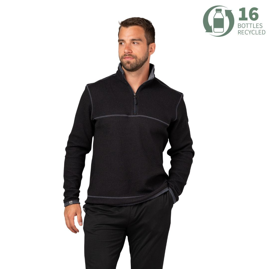 Men's Maverick Waffle Knit Quarter Zip – Storm Creek Distributor Site
