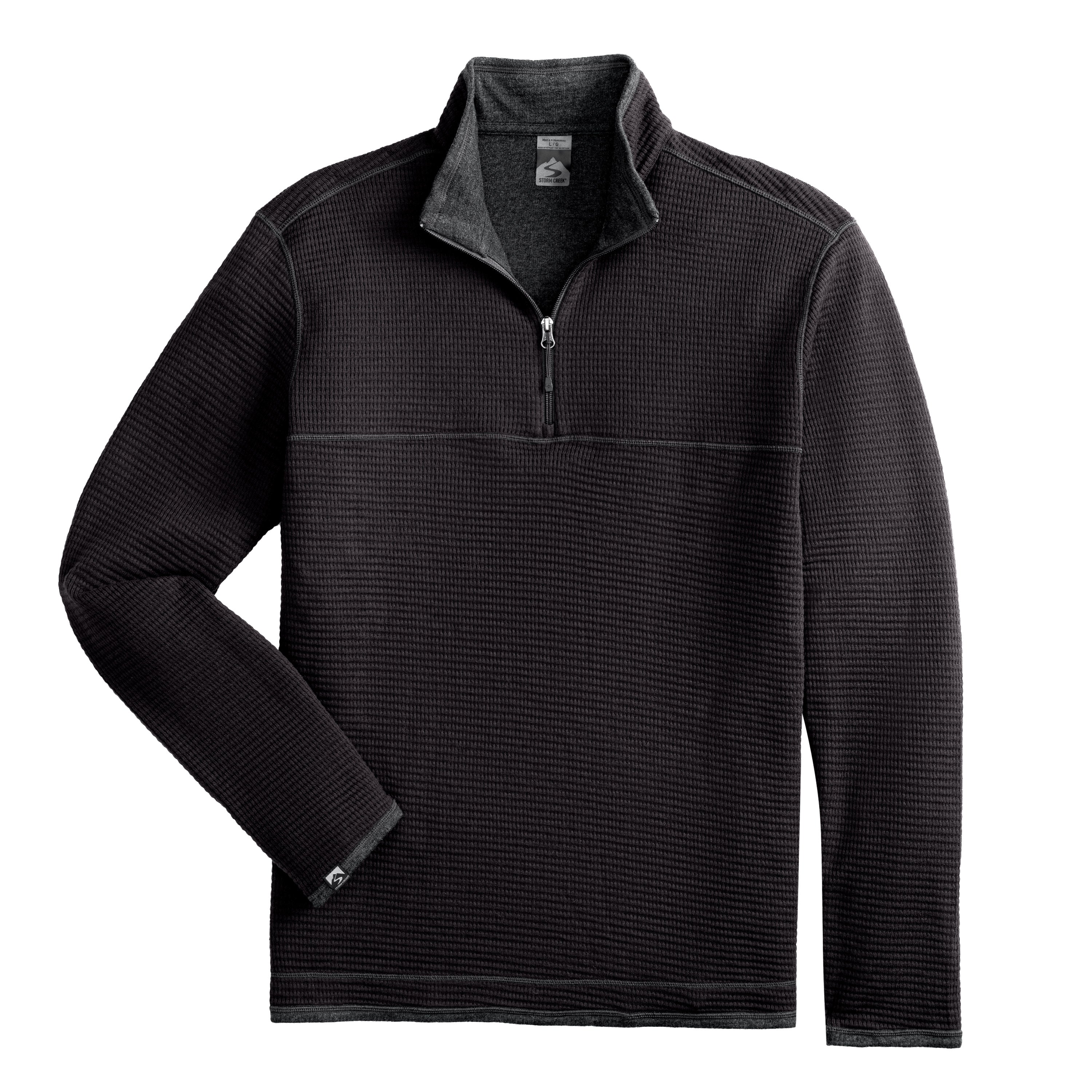 Men's Maverick Waffle Knit Quarter Zip – Storm Creek Distributor Site