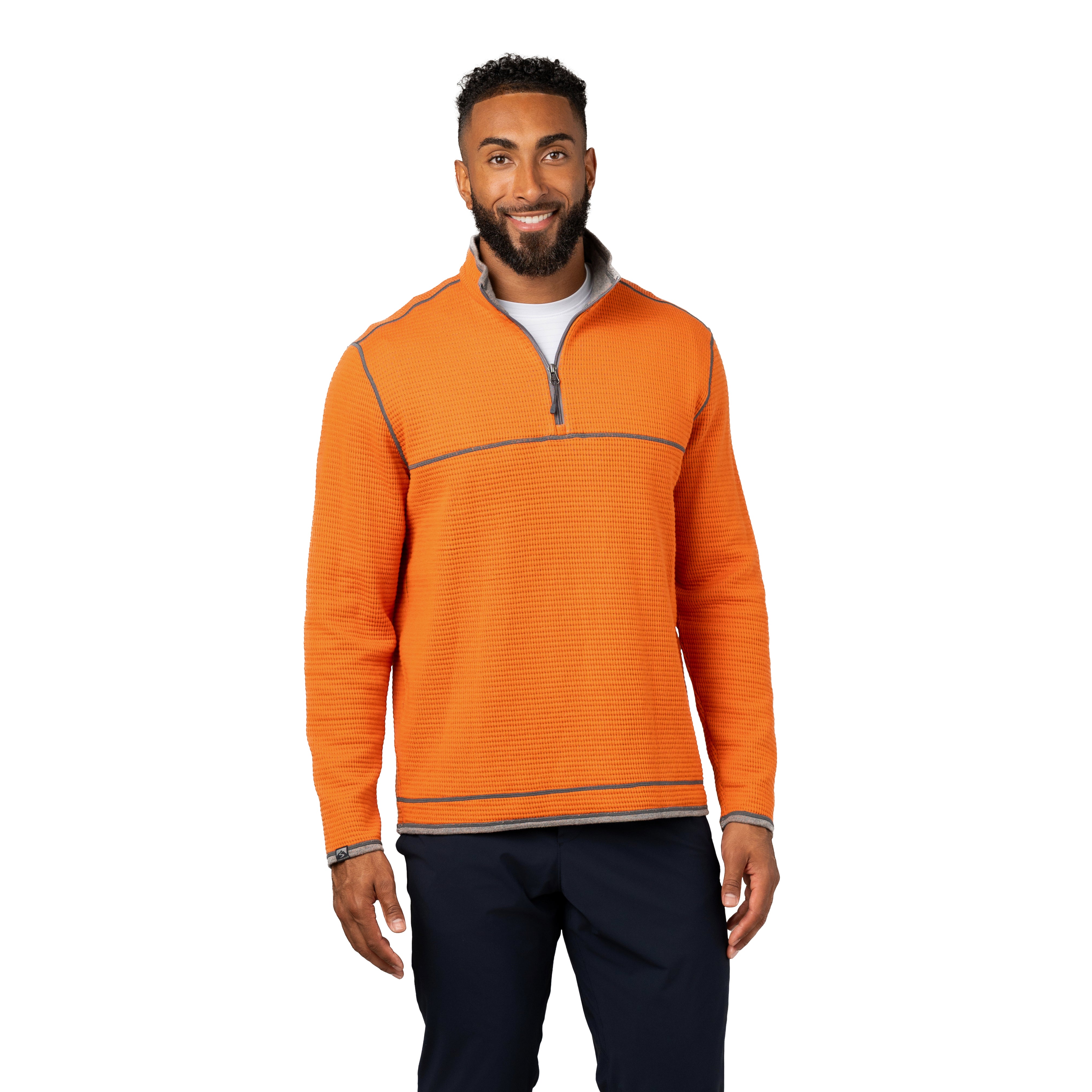 Men's Maverick Waffle Knit Quarter Zip – Storm Creek Distributor Site