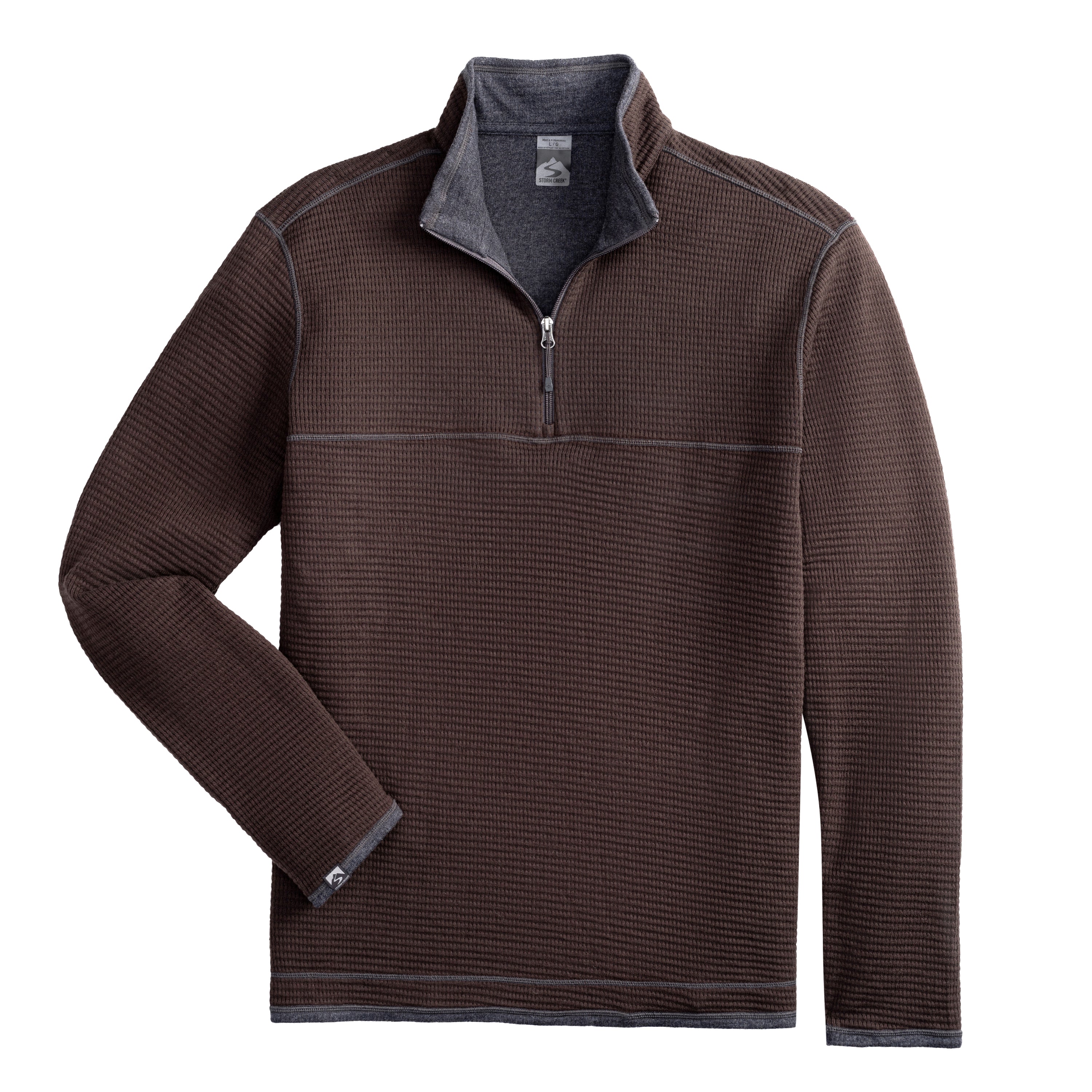 Men's Maverick Waffle Knit Quarter Zip – Storm Creek Distributor Site