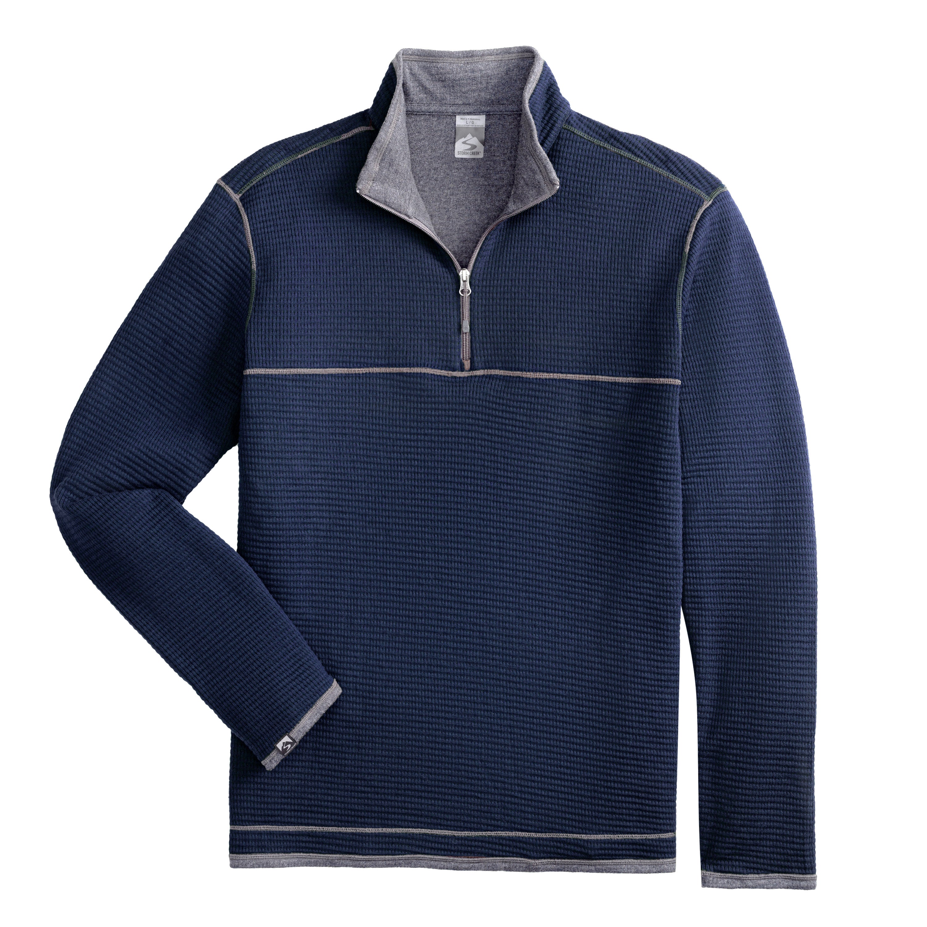 Men's Maverick Waffle Knit Quarter Zip – Storm Creek Distributor Site