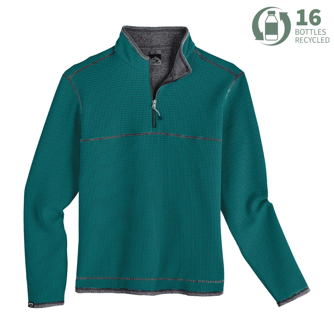 Men's Maverick Waffle Knit Quarter Zip - SALE – Storm Creek
