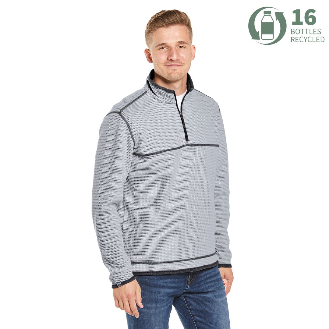 Men's Maverick Waffle Knit Quarter Zip - SALE – Storm Creek