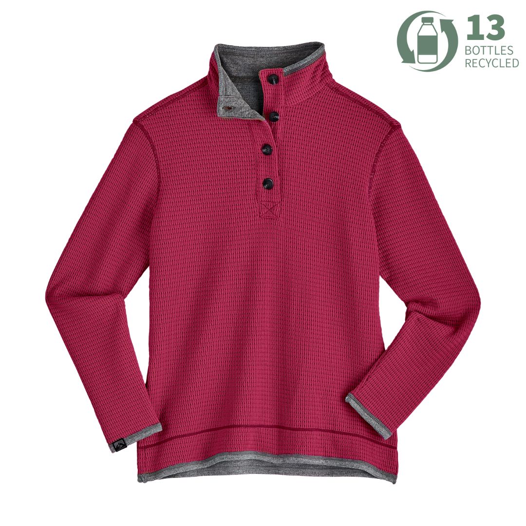 Women's Maverick Waffle Knit Button Up - SALE – Storm Creek
