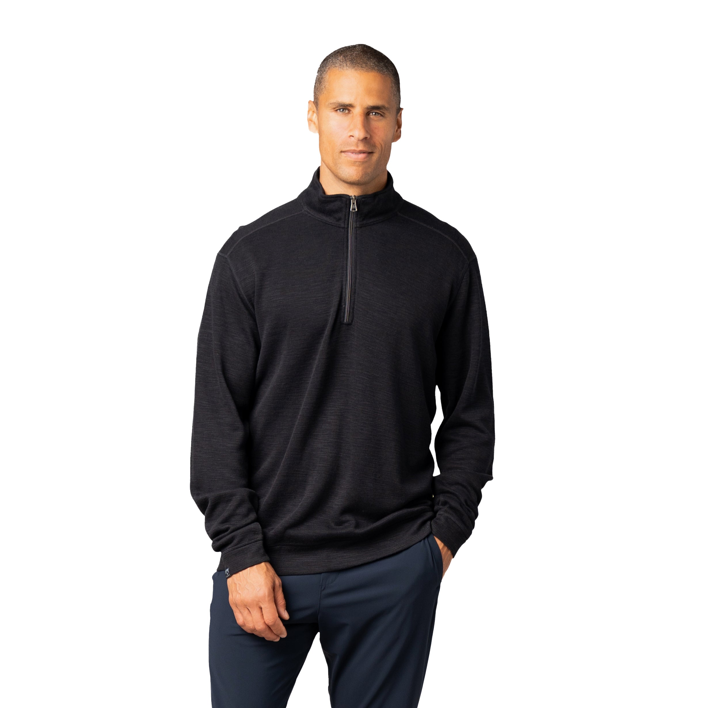 Men's Shoreliner Cotton/Bamboo Blend Quarter Zip – Storm Creek