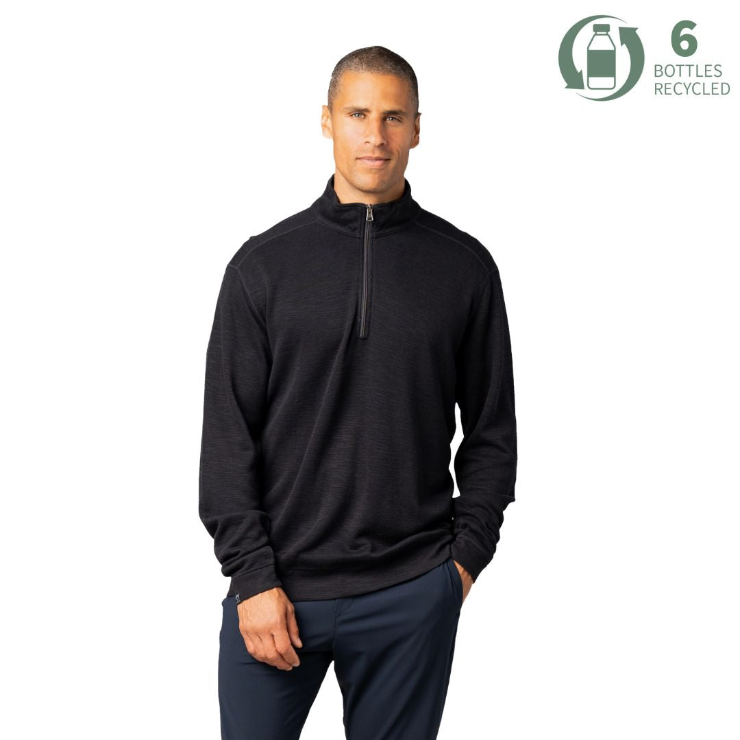 Men's Shoreliner Cotton/Bamboo Blend Quarter Zip – Storm Creek