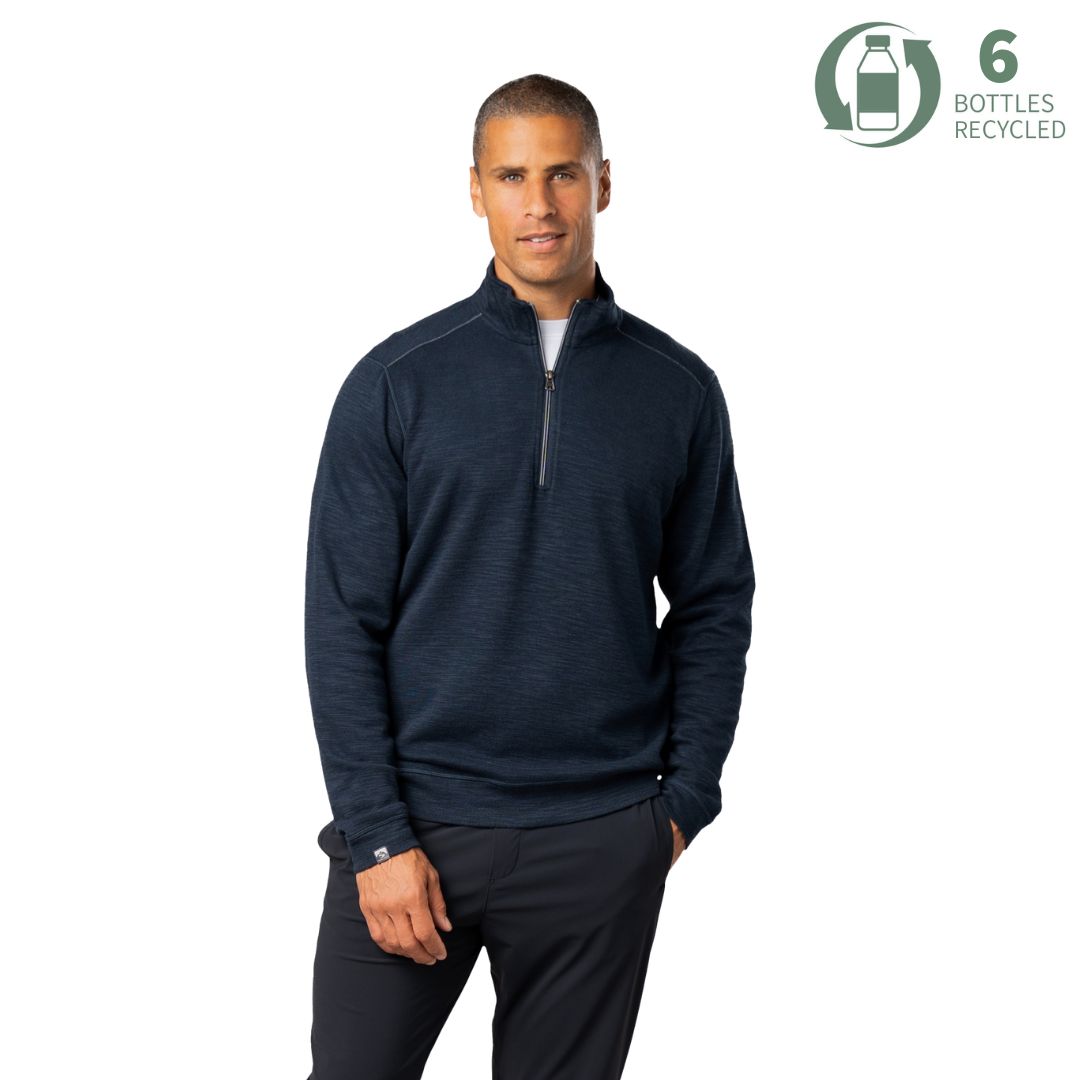 Men's Shoreliner Cotton/Bamboo Blend Quarter Zip – Storm Creek