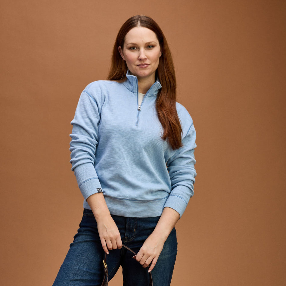 Women's Shoreliner Cotton/Bamboo Blend Quarter Zip - SALE