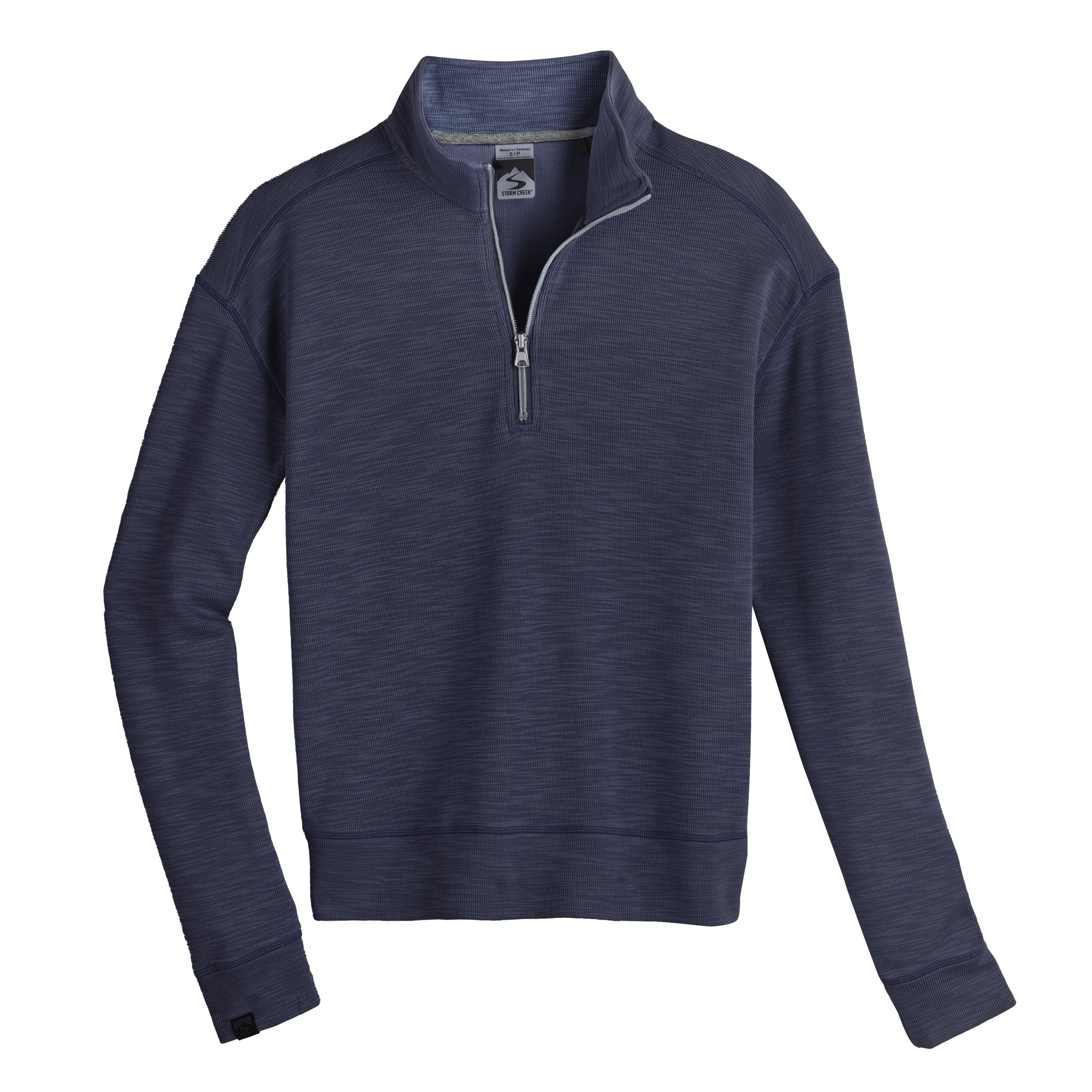 Women's Shoreliner Cotton/Bamboo Blend Quarter Zip – Storm Creek