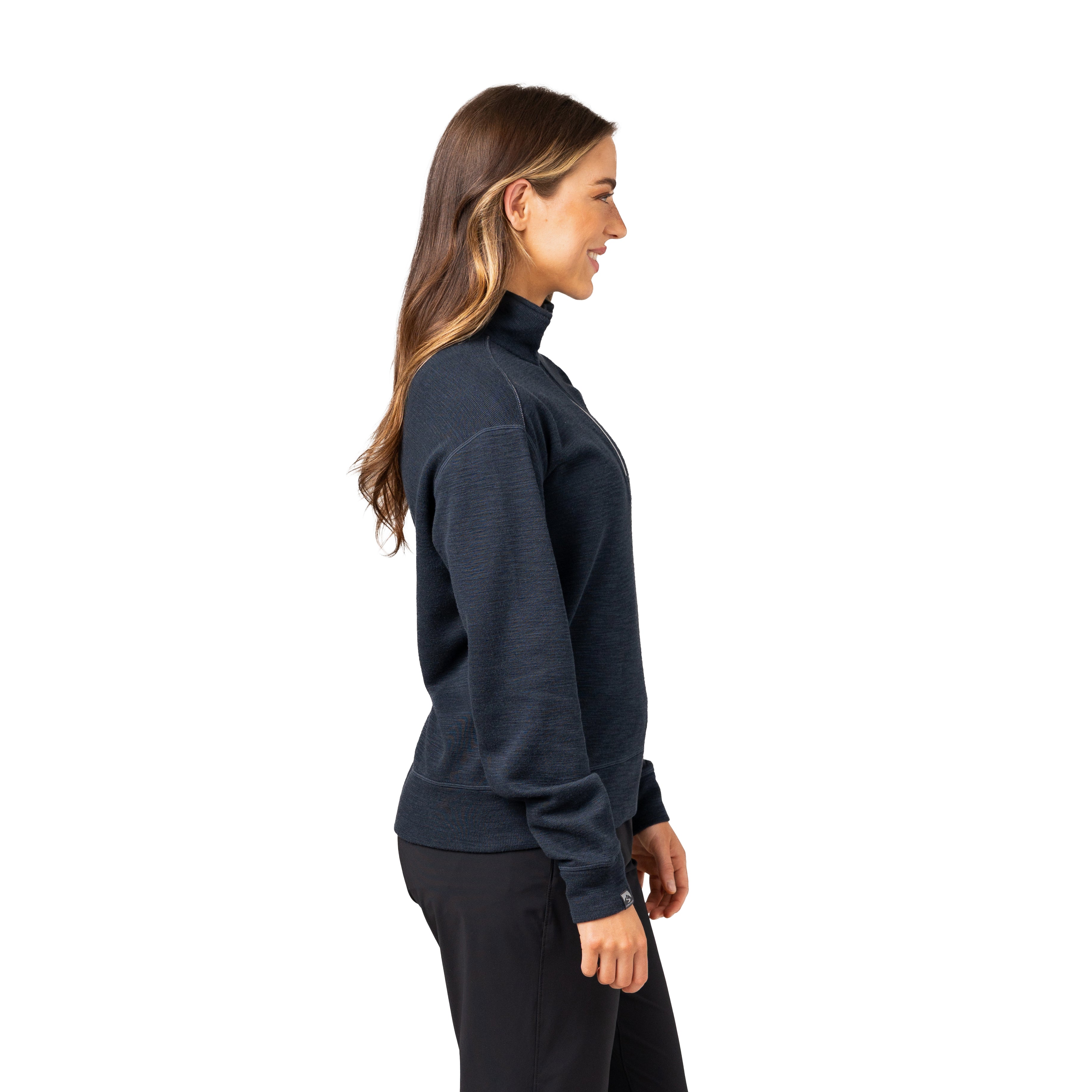 Women's Shoreliner Cotton/Bamboo Blend Quarter Zip – Storm Creek