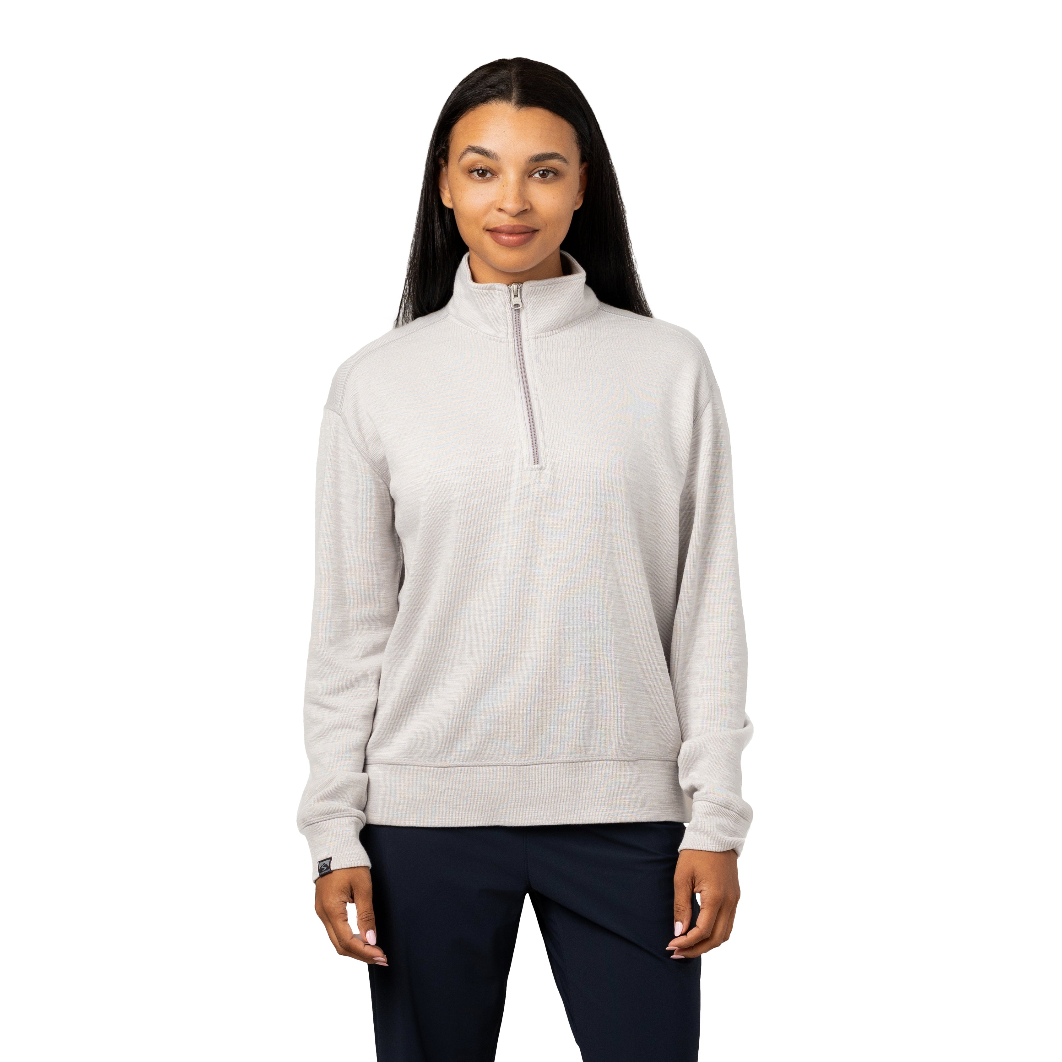 Women's Shoreliner Cotton/Bamboo Blend Quarter Zip – Storm Creek