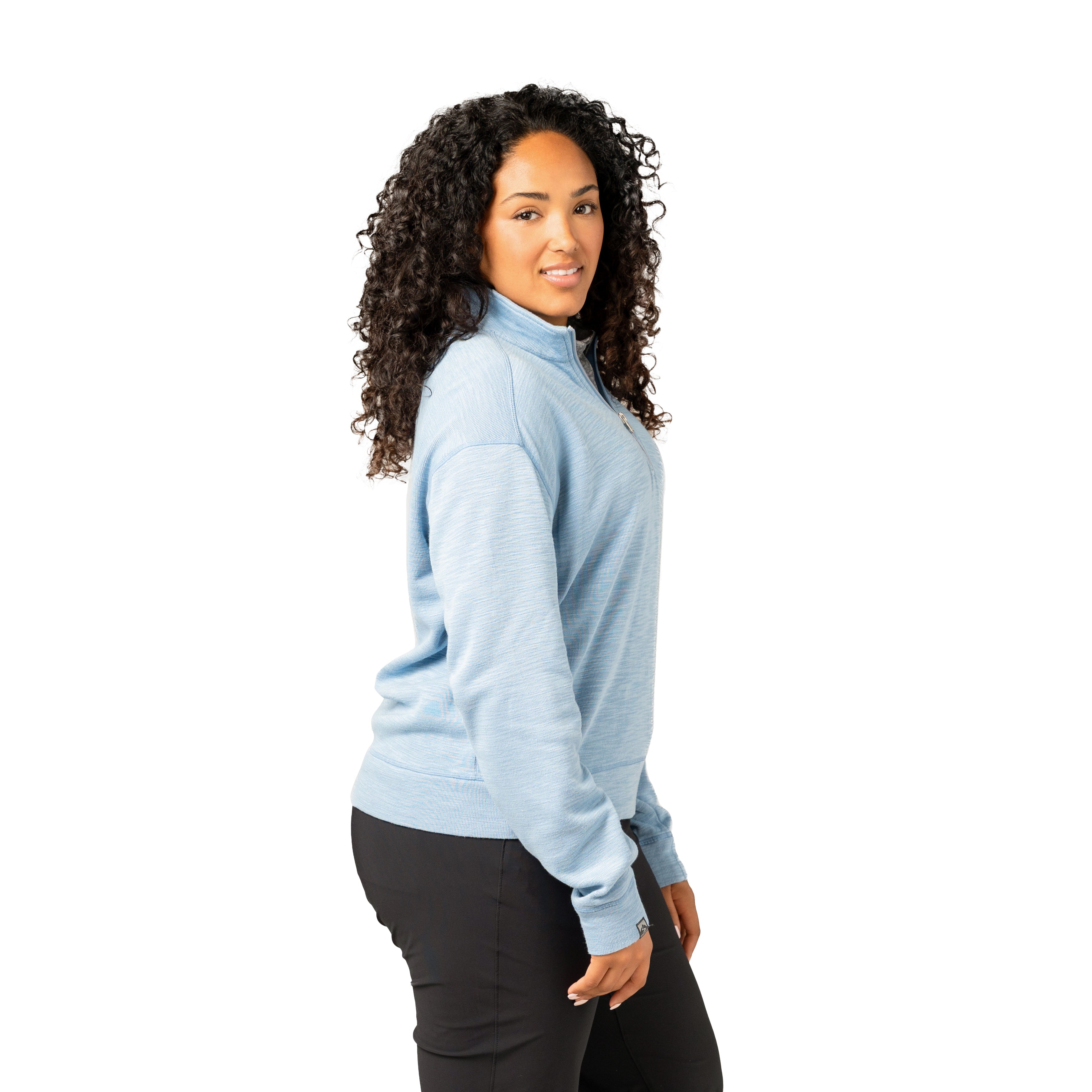Women's Shoreliner Cotton/Bamboo Blend Quarter Zip – Storm Creek