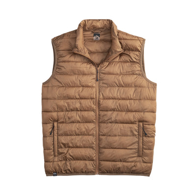 Men's Pacific Puffer 100 GSM Insulated Faux Down Packable Quilted Vest - SALE