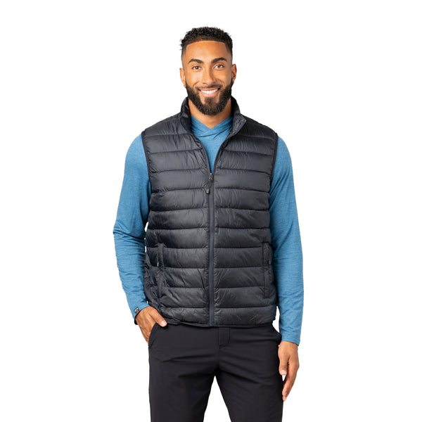 Men's Pacific Puffer 100 GSM Insulated Faux Down Packable Quilted Vest