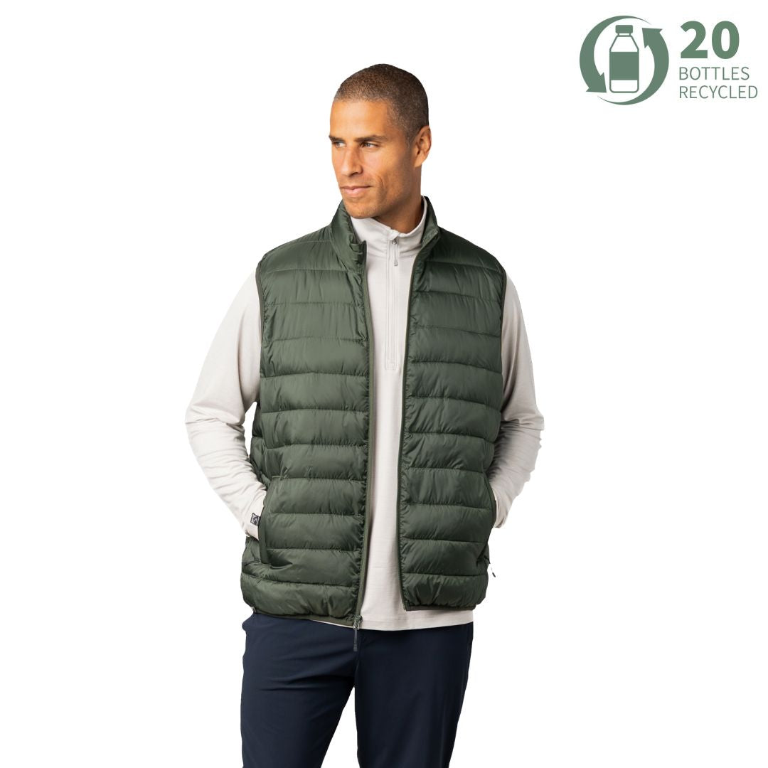 新品！WIND AND SEA PUFFER VEST 中綿ベスト Men's Pacific Puffer 100 GSM Insulated Faux Down Packable Quilted