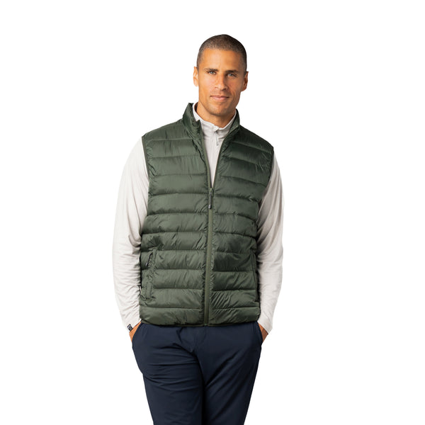Men's Pacific Puffer 100 GSM Insulated Faux Down Packable Quilted Vest