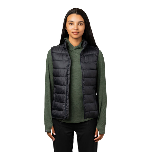 Women's Pacific Puffer 100 GSM Insulated Faux Down Packable Quilted Vest