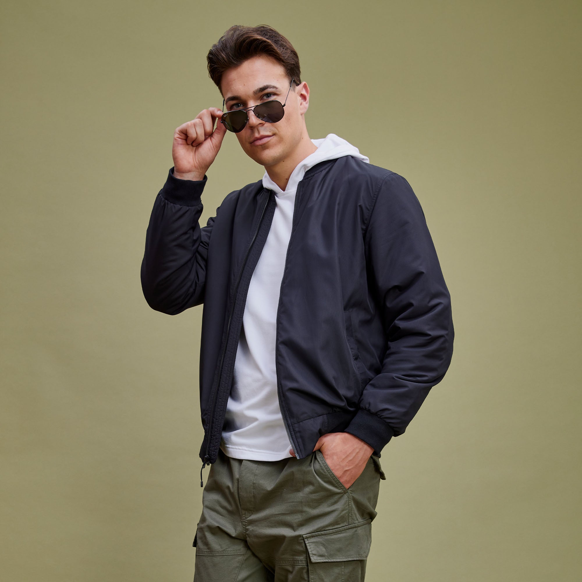 Men's Aviator 60 GSM Insulated Bomber Jacket – Storm Creek