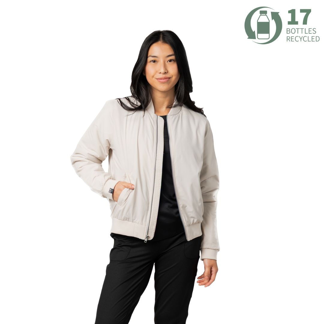 ジャケット・アウター detachable bomber tailored jacket Women's Aviator 60 GSM Insulated Bomber Jacket – Storm Creek