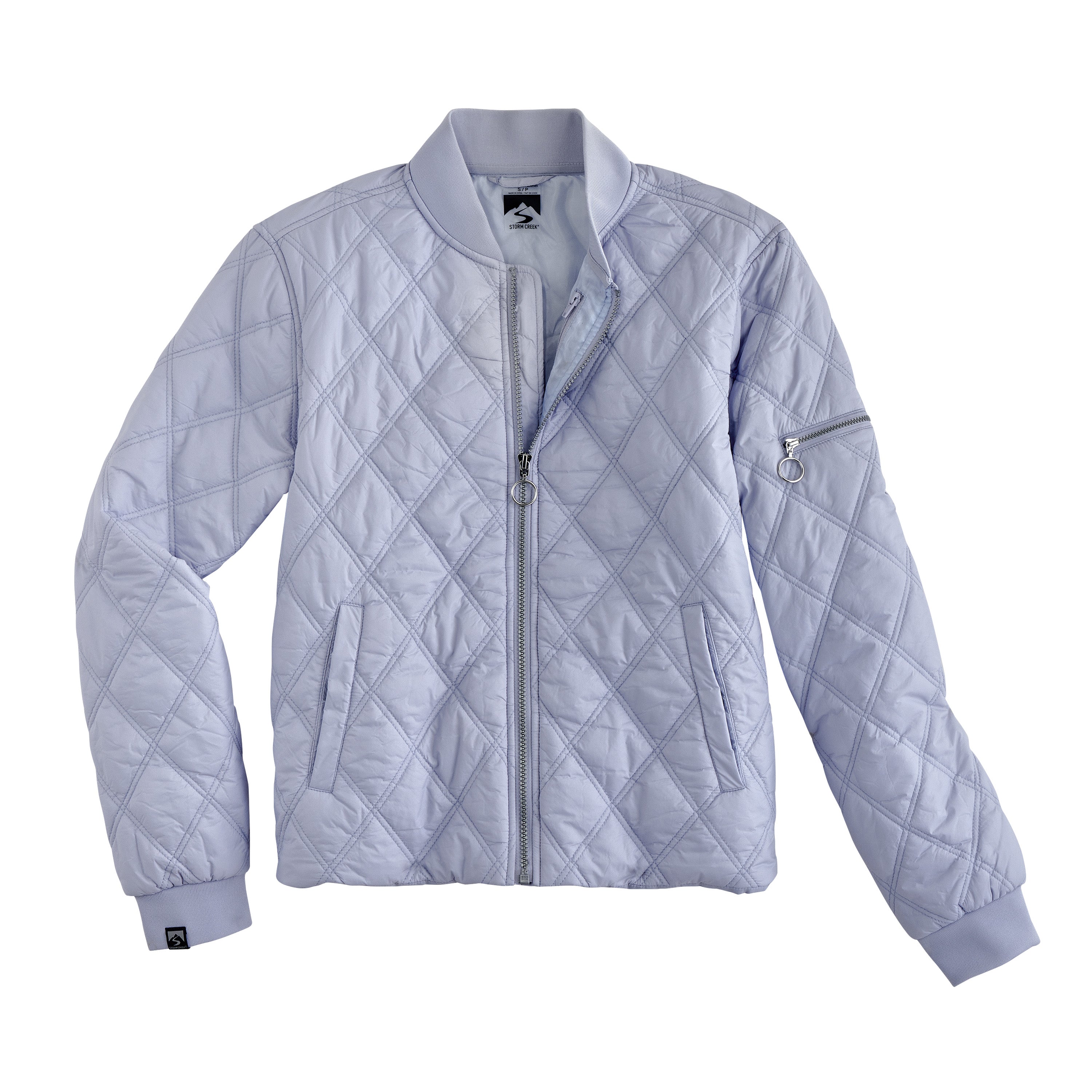 Women's Altitude 120 GSM Insulated Quilted Bomber Jacket – Storm