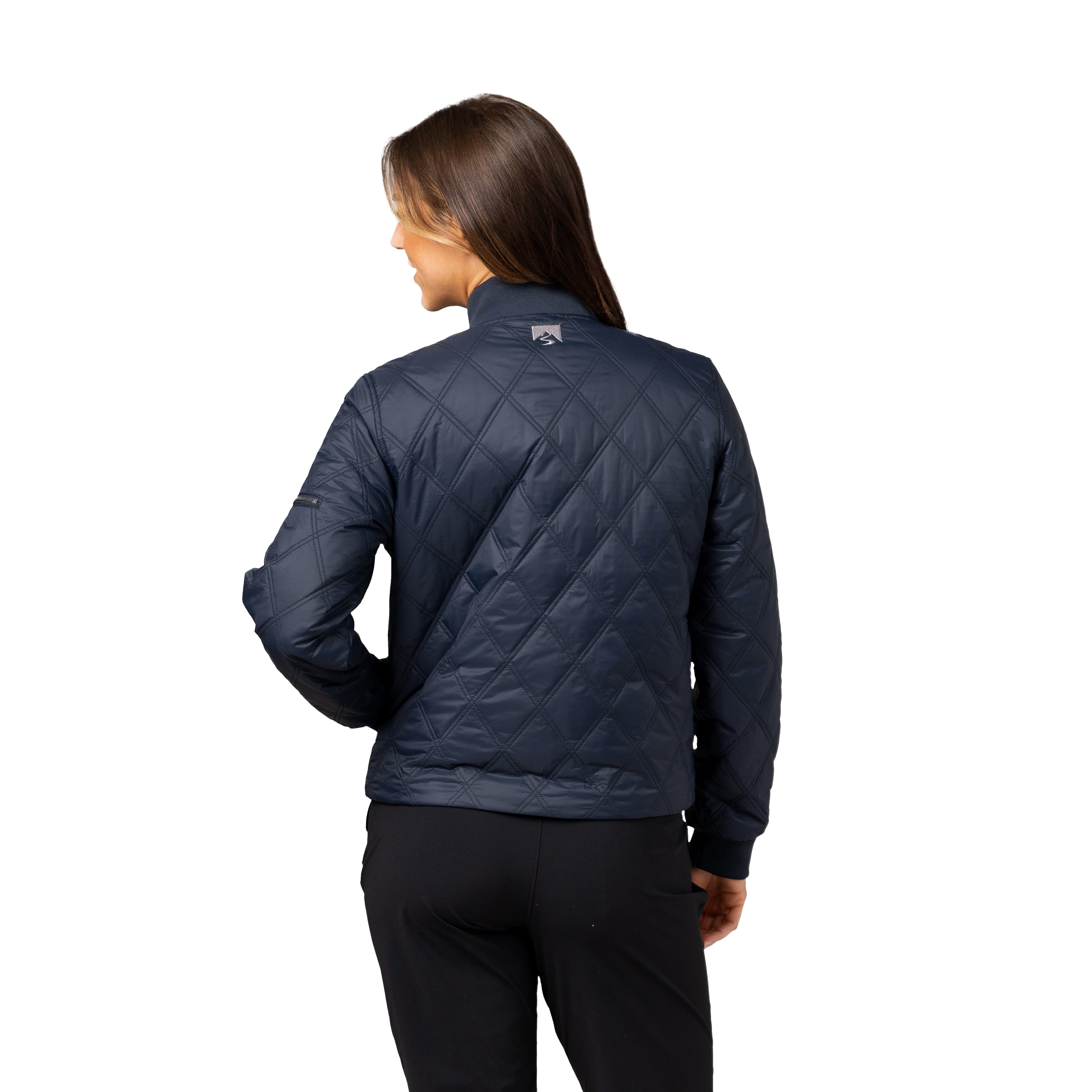 Women's Altitude 120 GSM Insulated Quilted Bomber Jacket – Storm