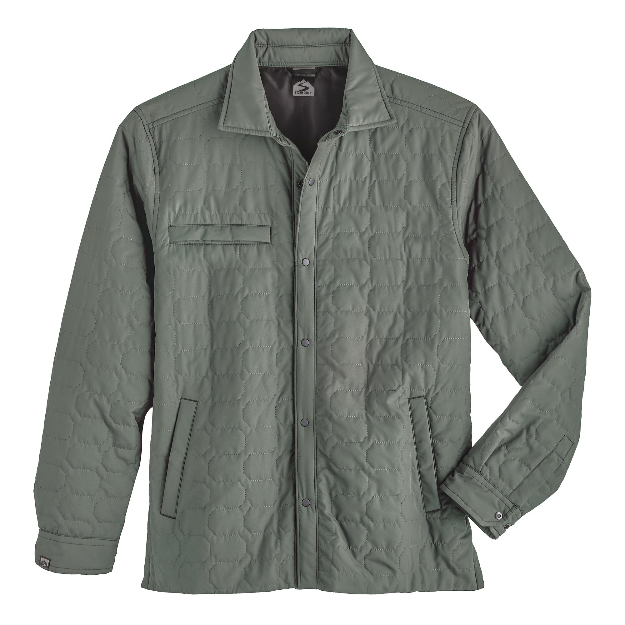 Men's Artisan 100 GSM Insulated Quilted Shirt Jacket – Storm Creek Men's Artisan 100 GSM Insulated Quilted Shirt Jacket – Storm Creek