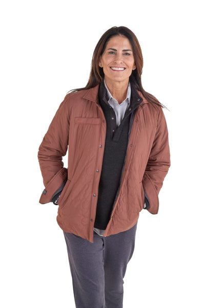 Women's Artisan 100 GSM Insulated Quilted Shirt Jacket